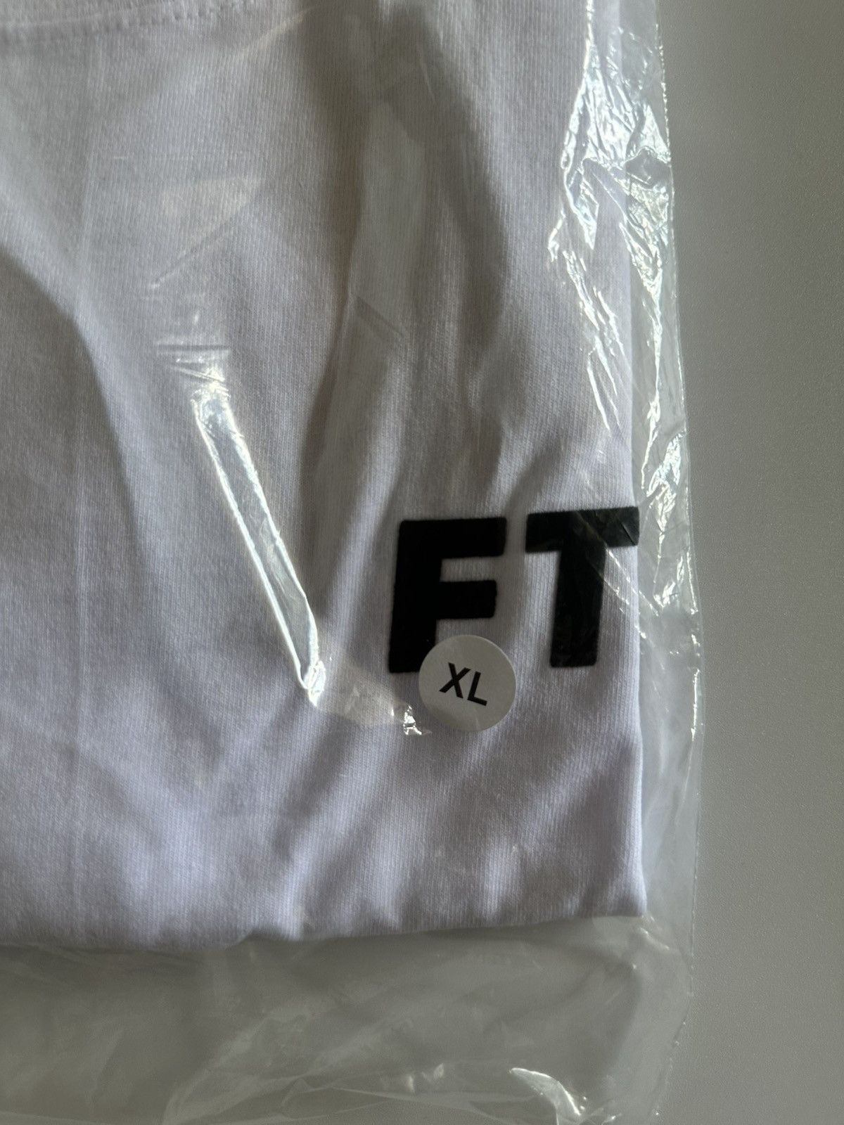 Fuck The Population Flocked Logo Tee White Size US XL / EU 56 / 4 - 3 Thumbnail