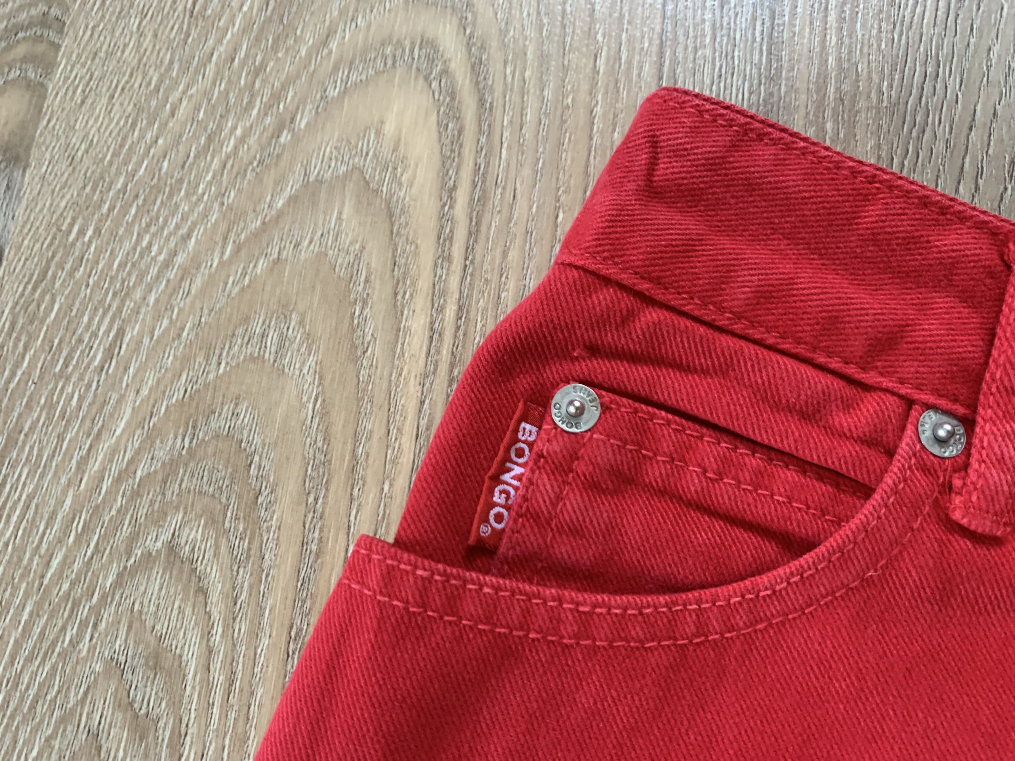 Other Vintage Bongo Jeans Special Reserve Red High Waist Size 28" / US 6 / IT 42 - 8 Thumbnail