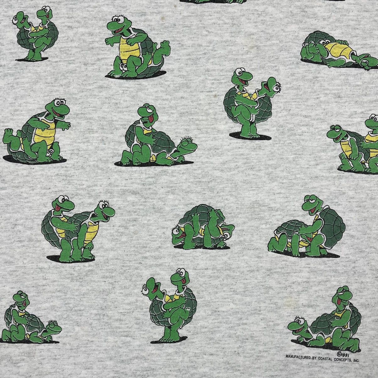 Vintage Vintage Turtle Sex position 18+ porn single stitch tee 1991 Size US XL / EU 56 / 4 - 5 Thumbnail