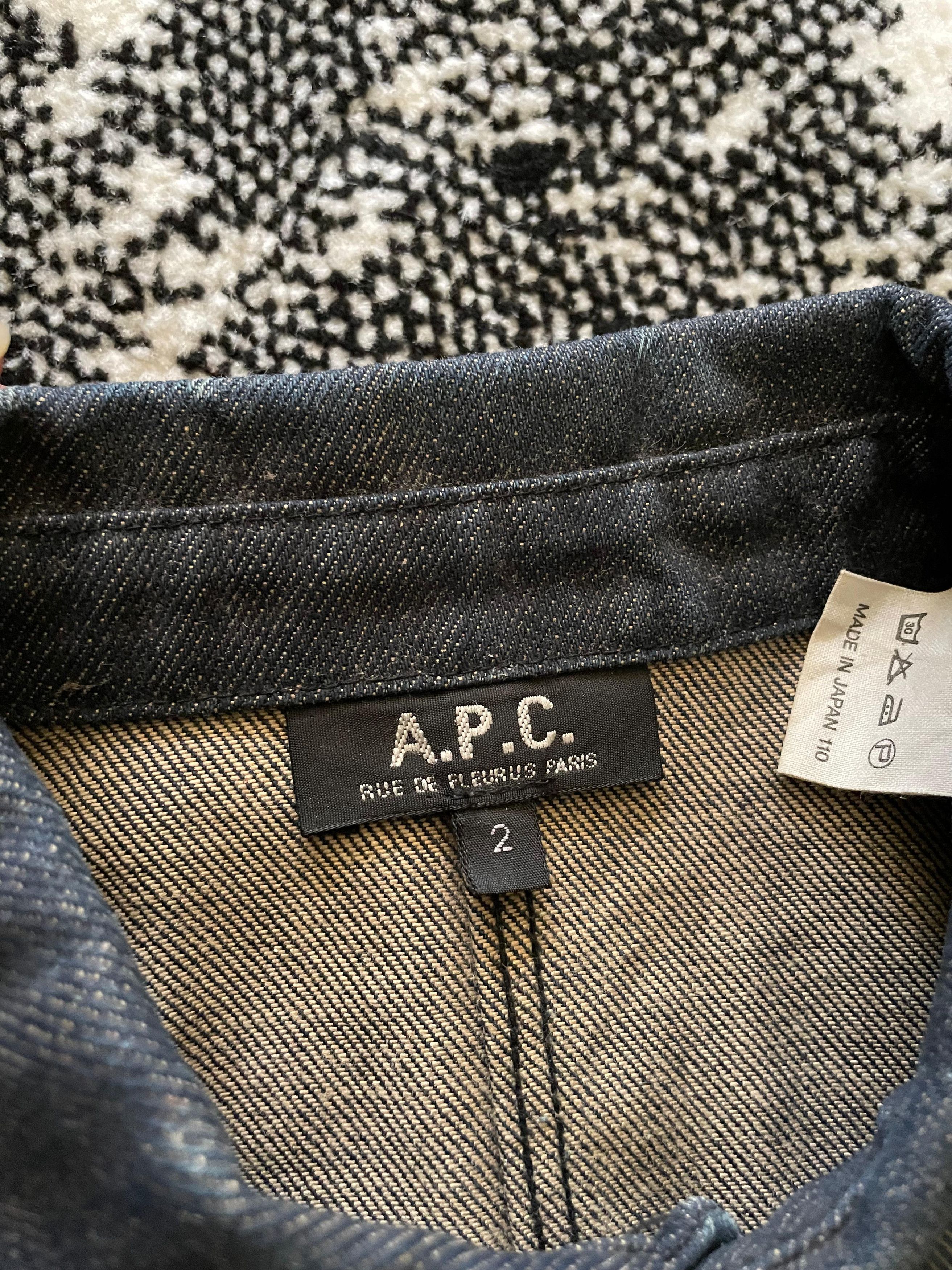 A.P.C. A.P.C. Men's Denim Chore Coat Jacket Size US S / EU 44-46 / 1 - 5 Thumbnail