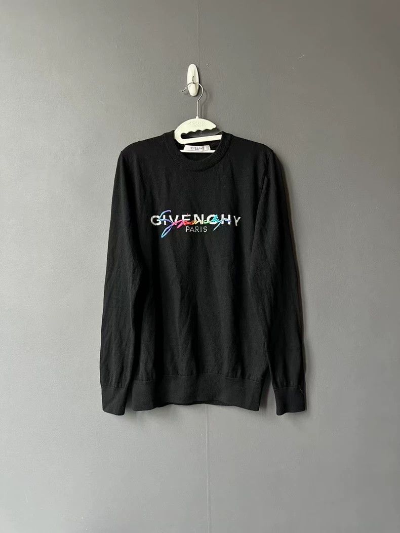 Givenchy Givenchy Rainbow Sweater Size US M / EU 48-50 / 2 - 1 Thumbnail