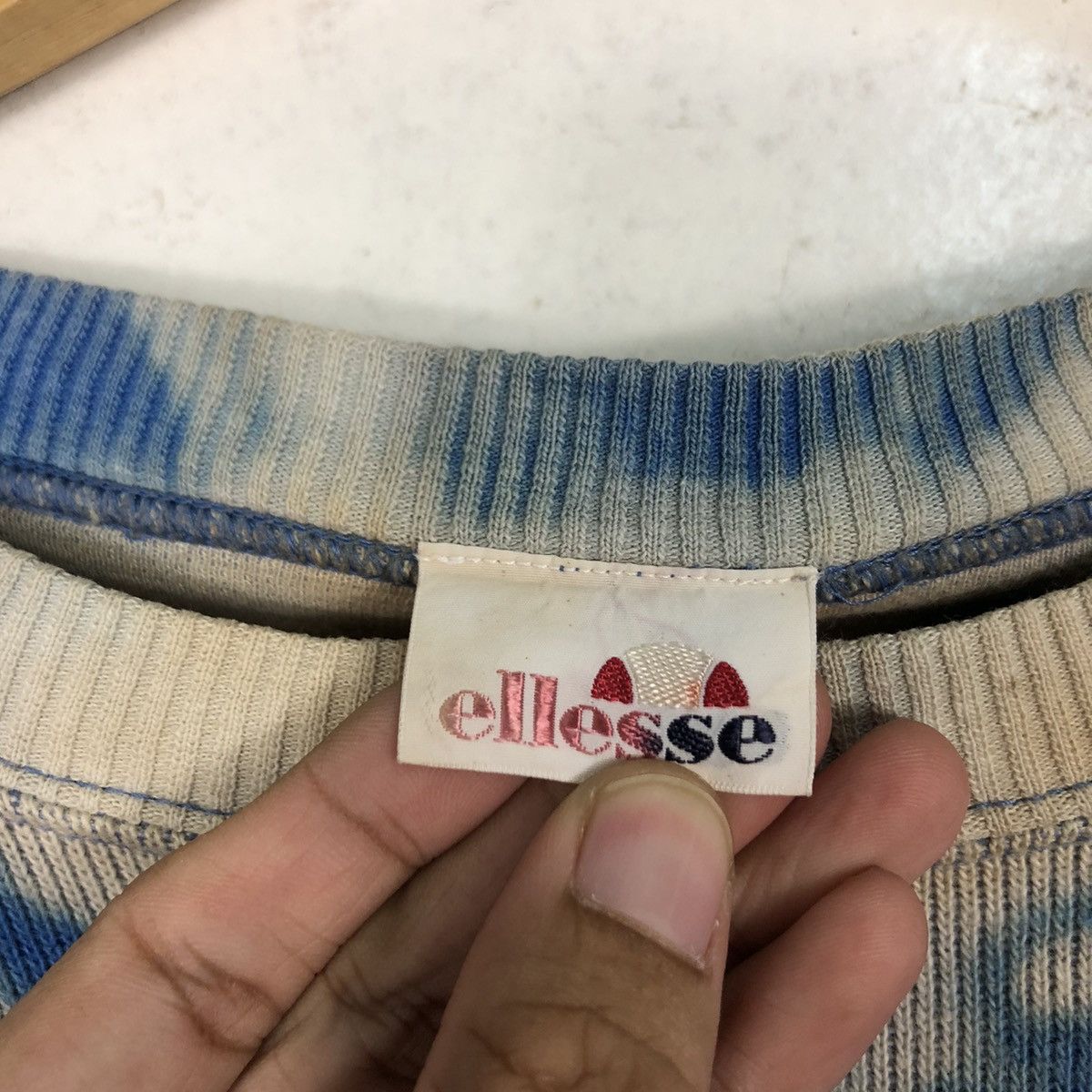 Ellesse × Vintage Vintage Ellesse Tye Dye Sweatshirt Small Size Size US S / EU 44-46 / 1 - 11 Thumbnail