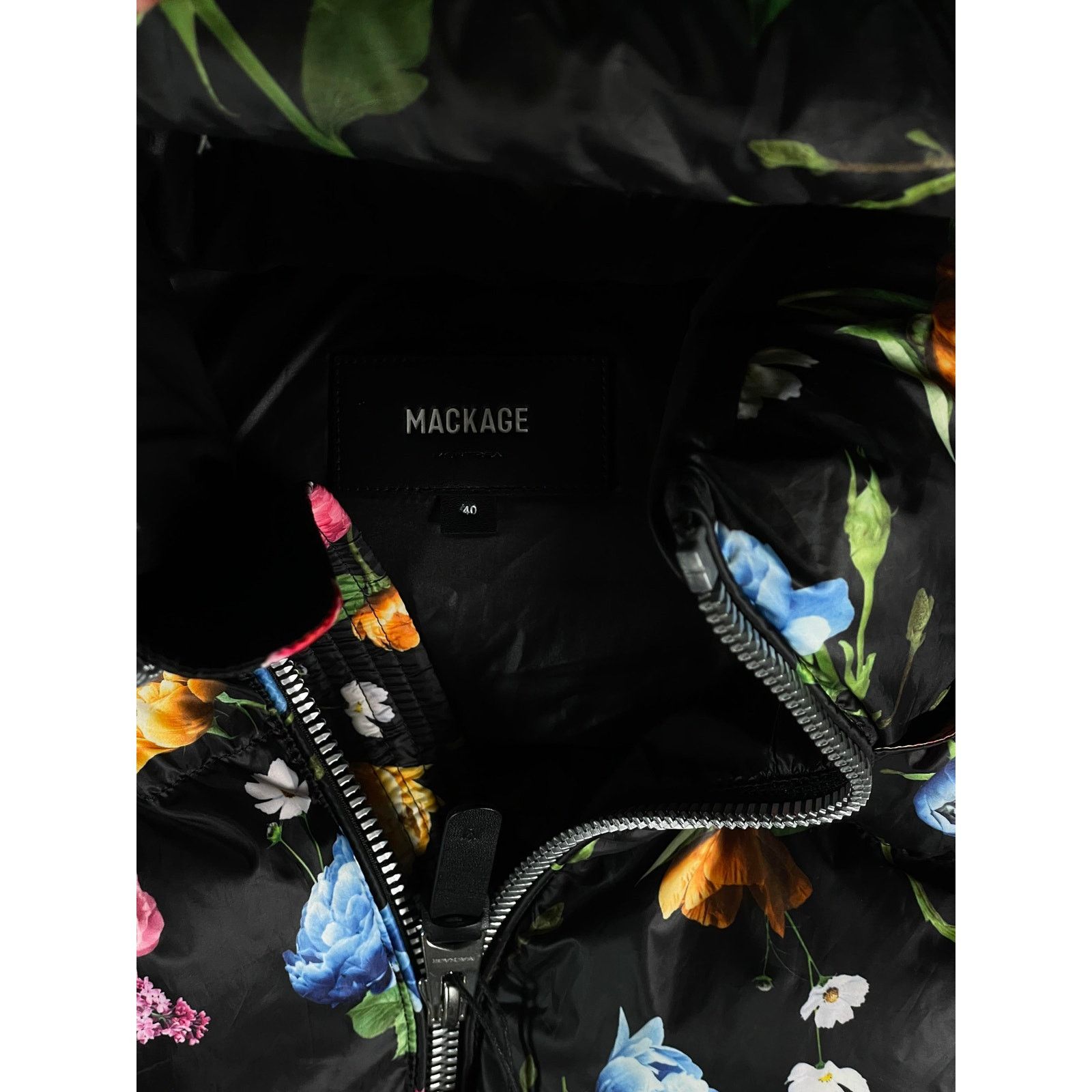 Mackage Mackage Floral Black Jacket Size US M / EU 48-50 / 2 - 6 Thumbnail