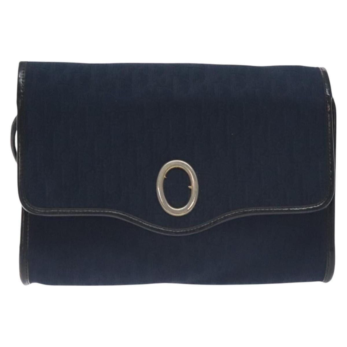 Dior DIOR Trotter Canvas Shoulder Bag Navy Size ONE SIZE - 2 Thumbnail