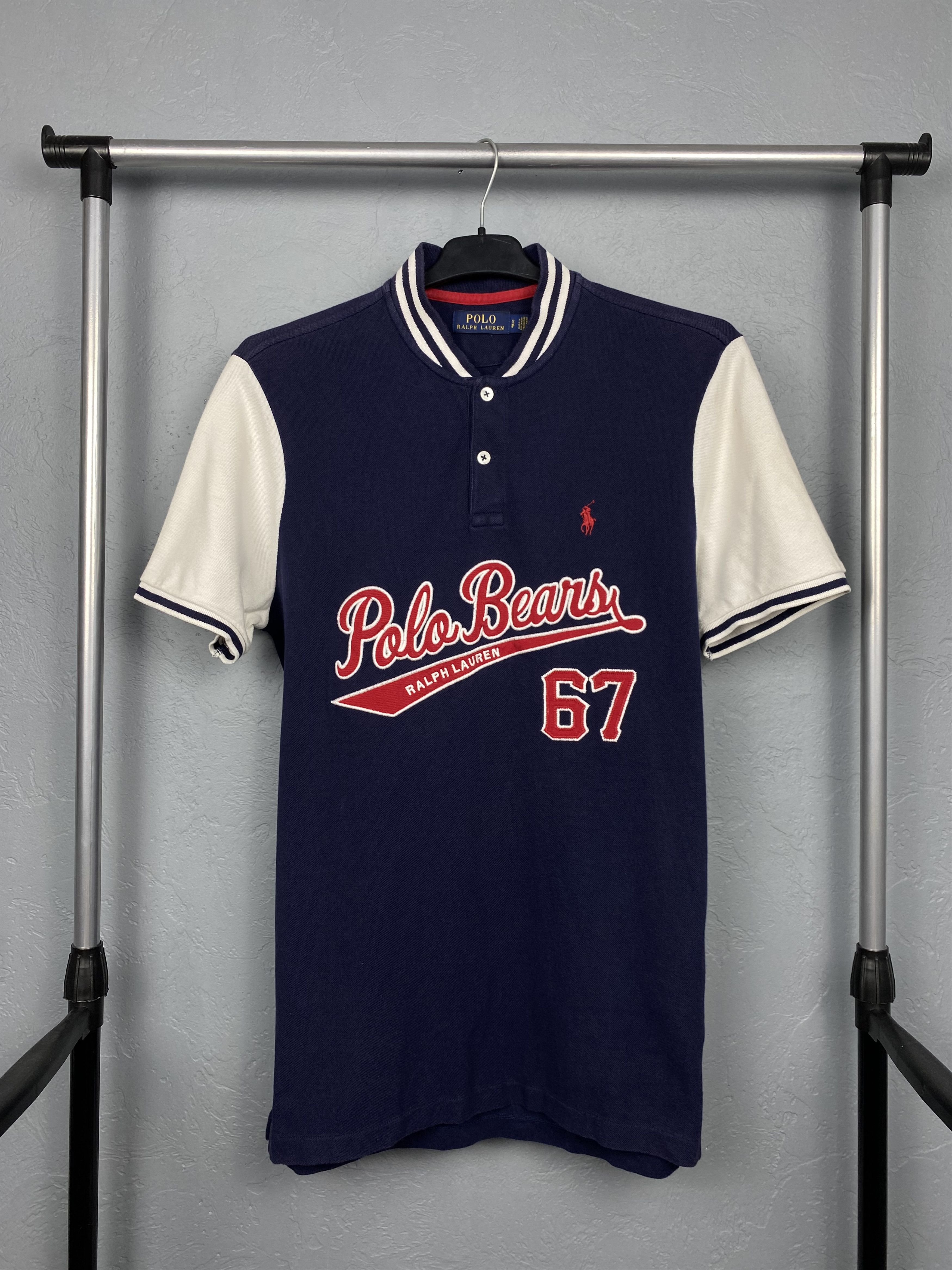 Polo Ralph Lauren × Ralph Lauren × Vintage Polo Ralph Lauren Bears Polo Big Logo Polo Shirt Y2K Size US S / EU 44-46 / 1 - 1 Thumbnail