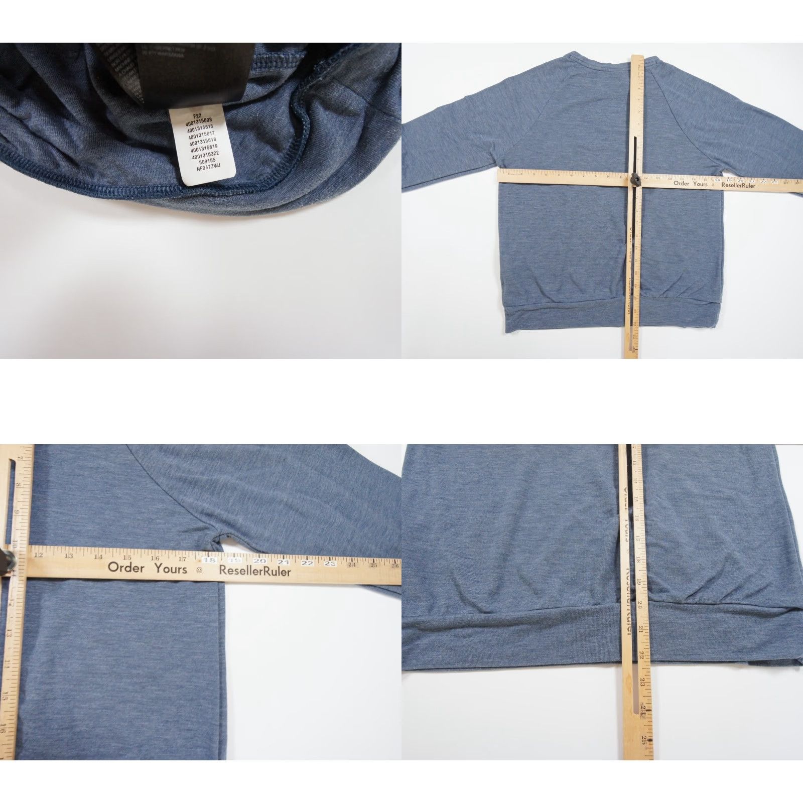 The North Face VINTAGE The North Face Sweater Shirt Womens Medium Blue Westbrae Lightweight Knit Outdoors Size M / US 6-8 / IT 42-44 - 8 Thumbnail