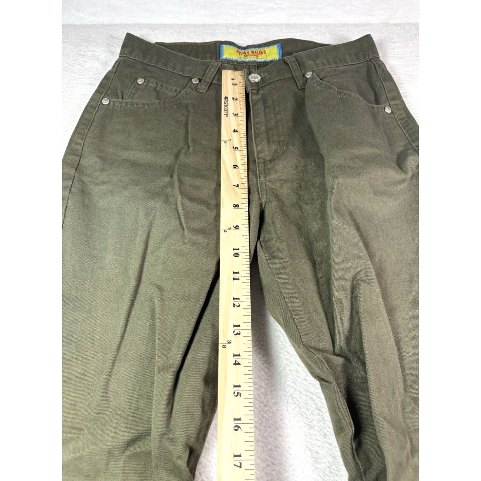 Vintage Paris Blues Original Women’s Dark Green Denim Jeans Size 3 Denim Jeans Regular Flared Women’s Dark Green Jeans Versatile Classic Mexico Size 26" / US 2 / IT 38 - 3 Thumbnail