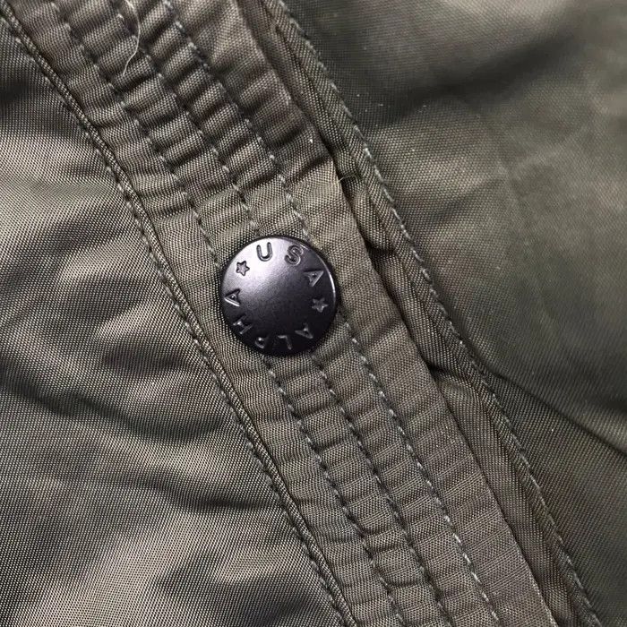 Alpha Industries Vtg ALPHA INDUSTRIES MILITARY Army Bomber Jacket Flight Size US M / EU 48-50 / 2 - 3 Thumbnail