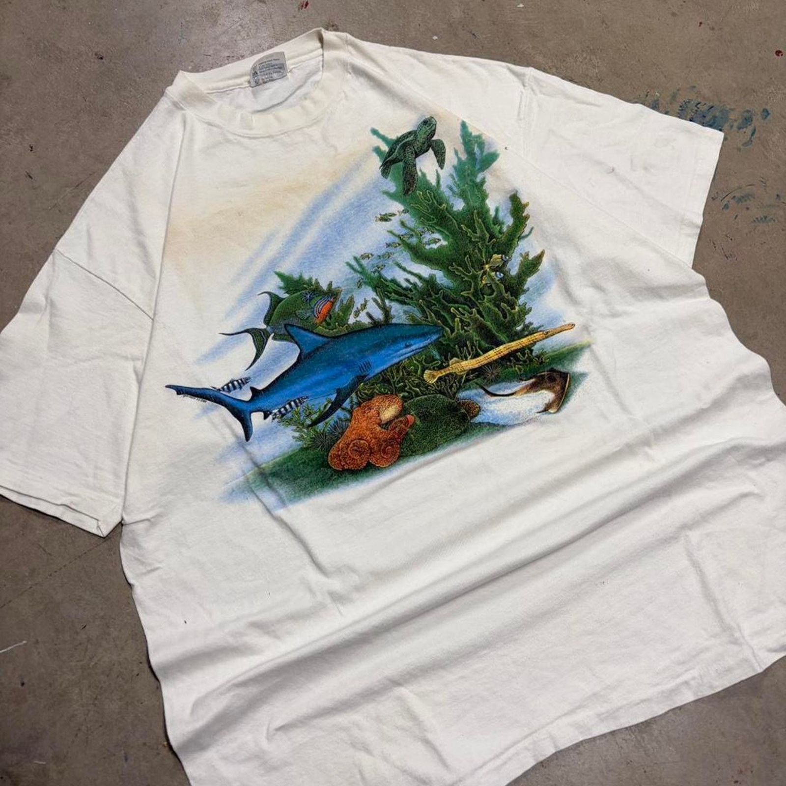 Hanes 90s aop nature tee Size US XXL / EU 58 / 5 - 3 Thumbnail
