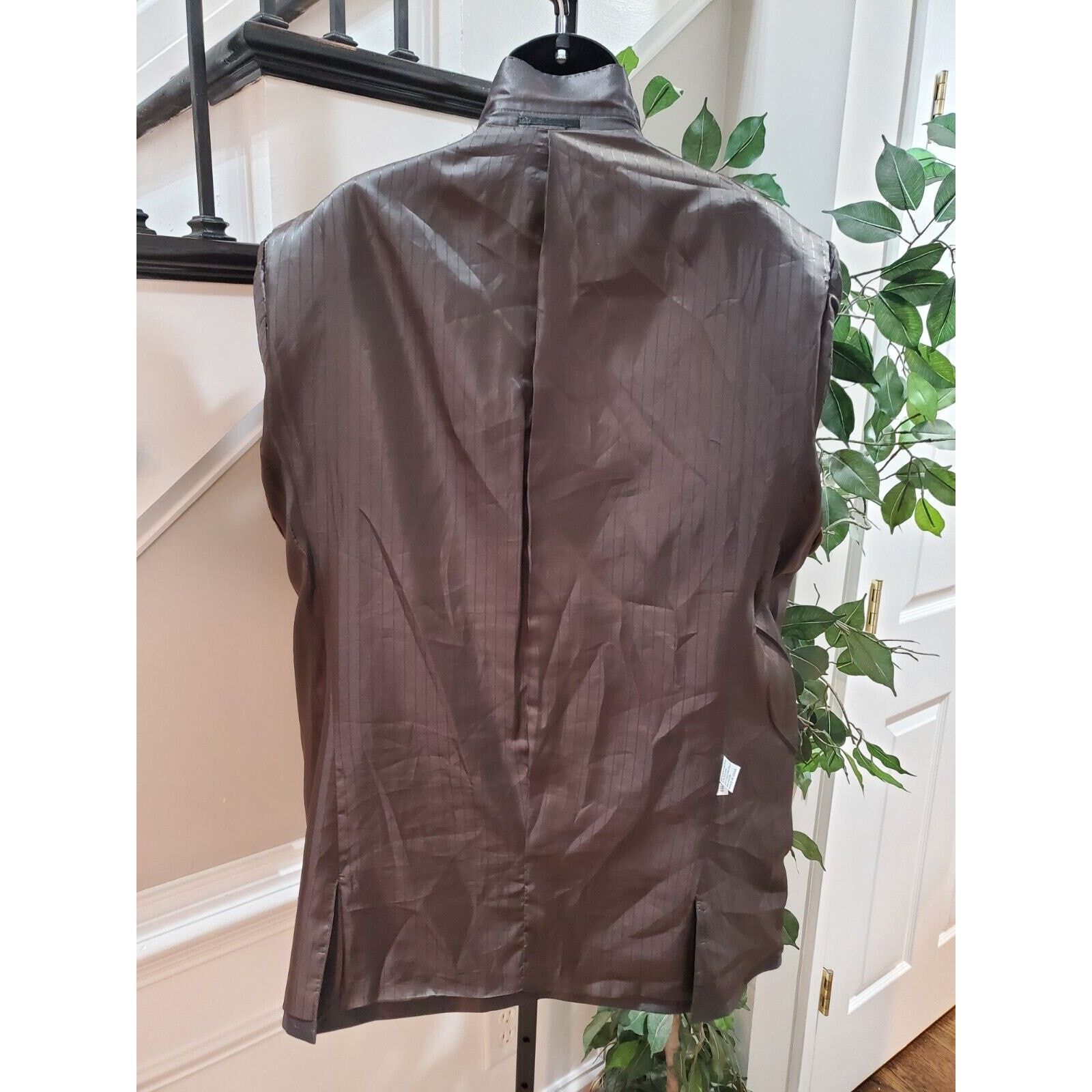 Other E.J. Samuel Designer Polyester Long Sleeve Blazer Size 48 Size 48R - 8 Thumbnail