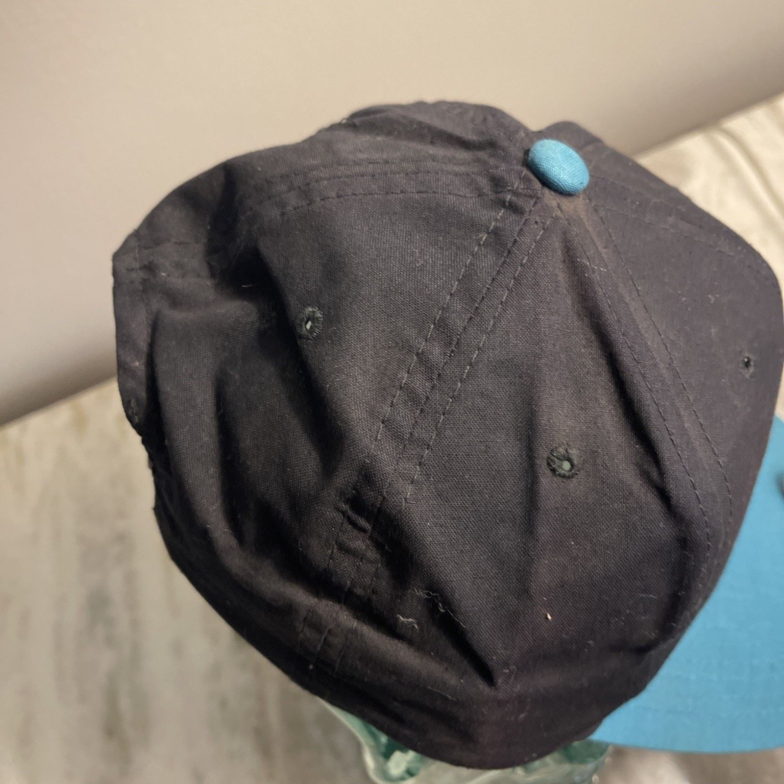 Vintage Vtg Chesterton Hat Vintage Black Teal Snapback Trucker Cap Size ONE SIZE - 6 Thumbnail