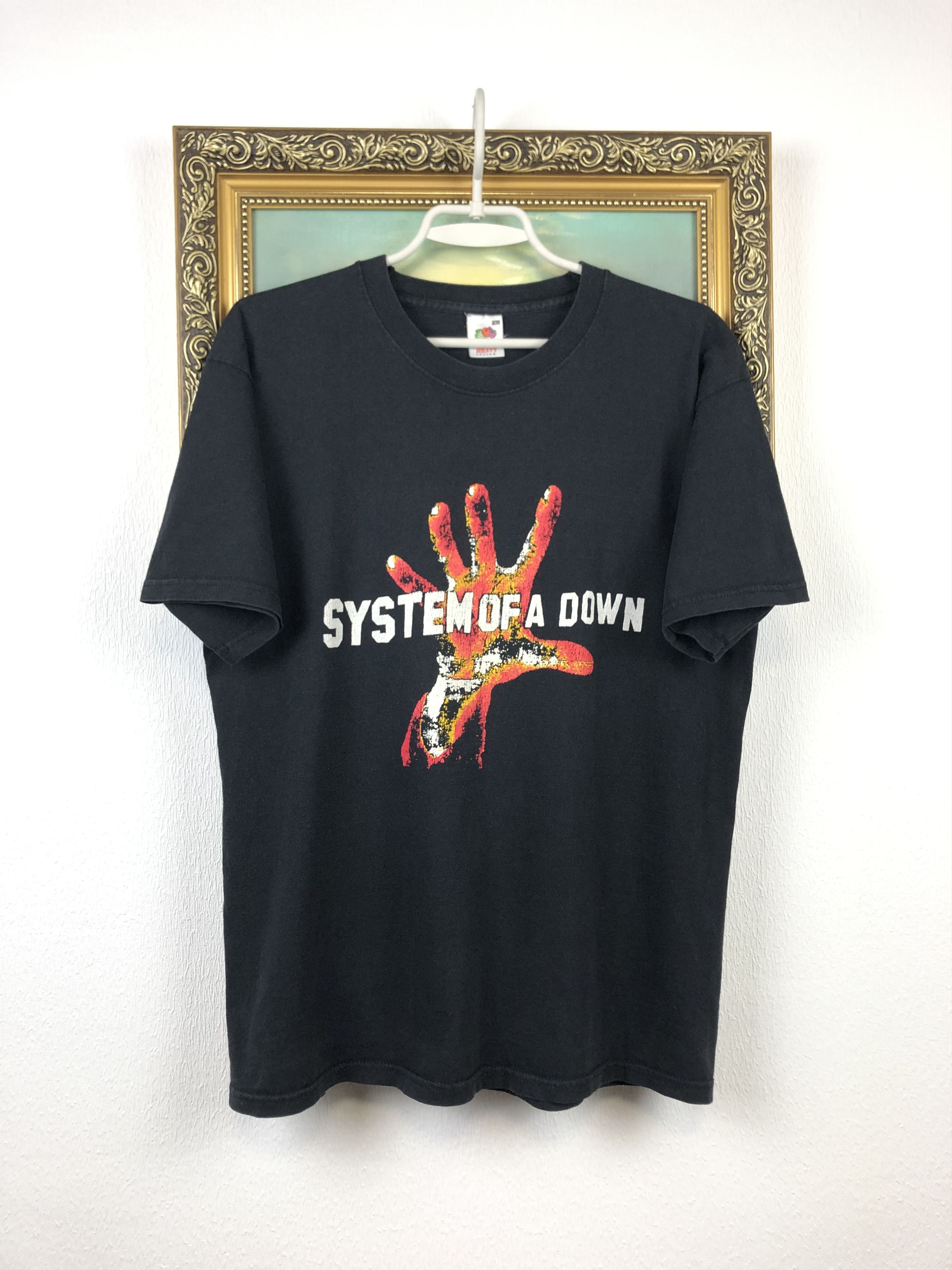 Band Tees × Vintage Vintage System Of A Down Band Tee Shirt Rare Hype Size US L / EU 52-54 / 3 - 1 Thumbnail