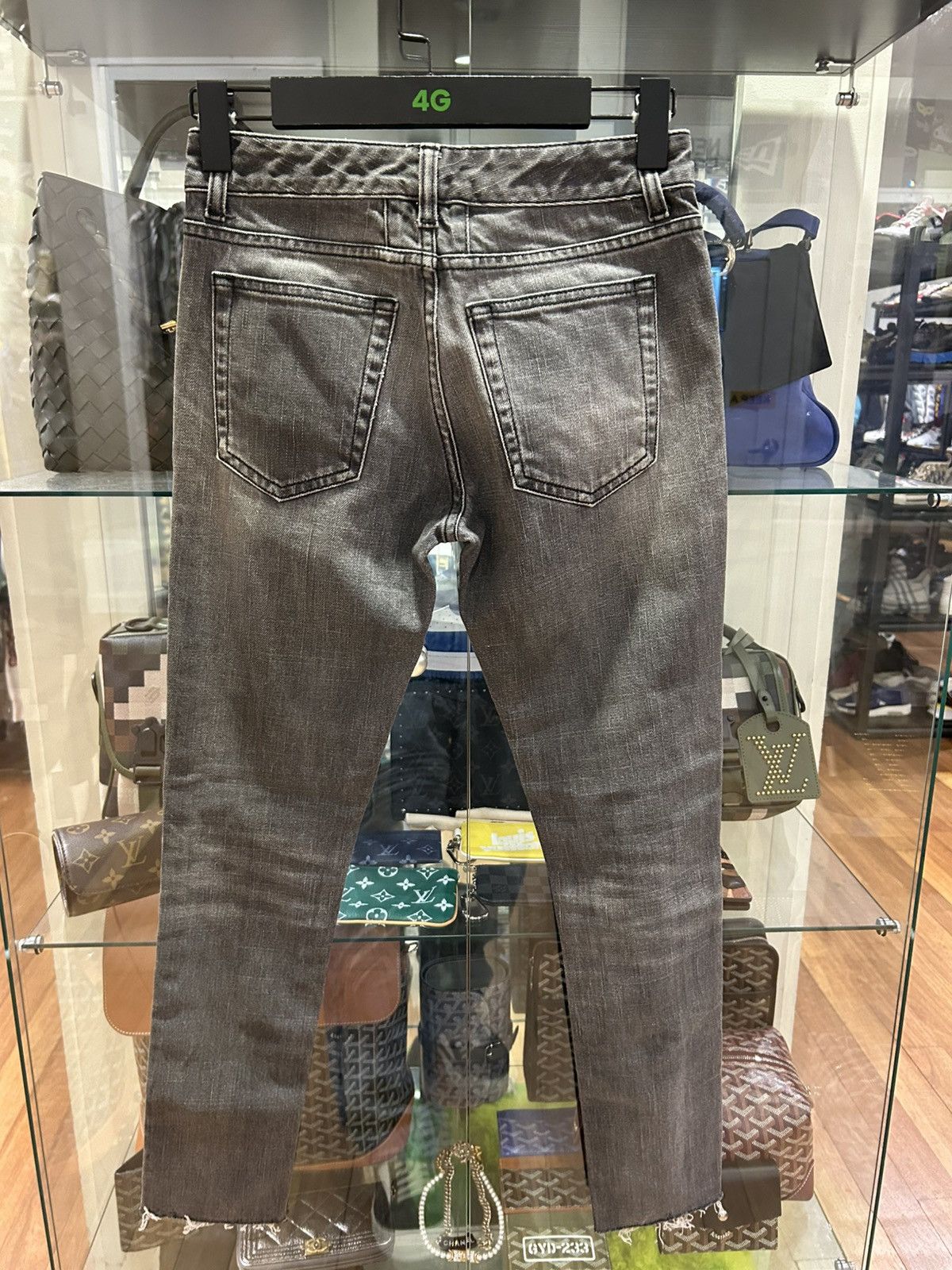 Saint Laurent Paris Saint Laurent Skinny Grey Denim Jeans Size US 26 / EU 42 - 2 Thumbnail