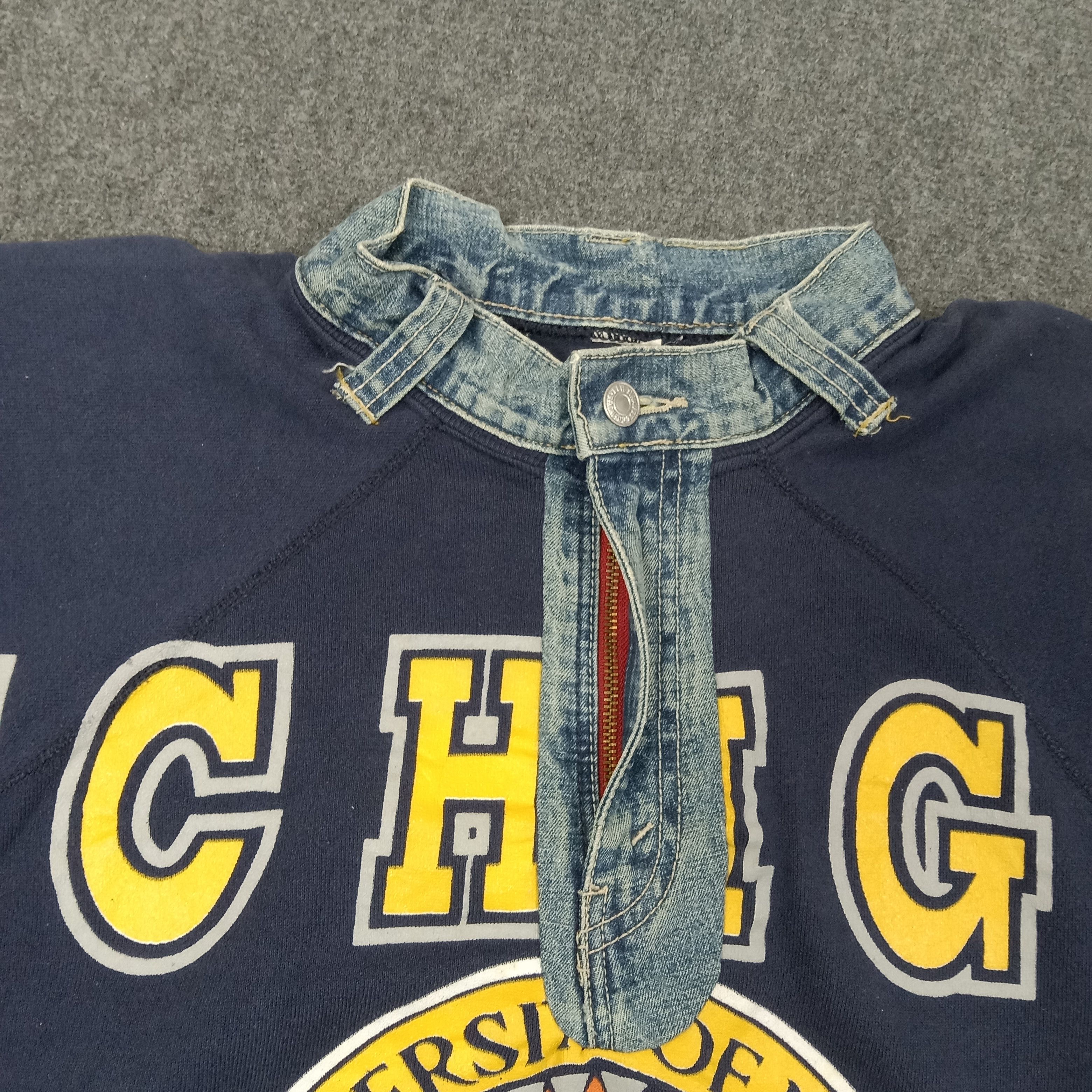 Vintage University Of Michigan American Promo Sweatshirt C245N20 Size US L / EU 52-54 / 3 - 3 Thumbnail