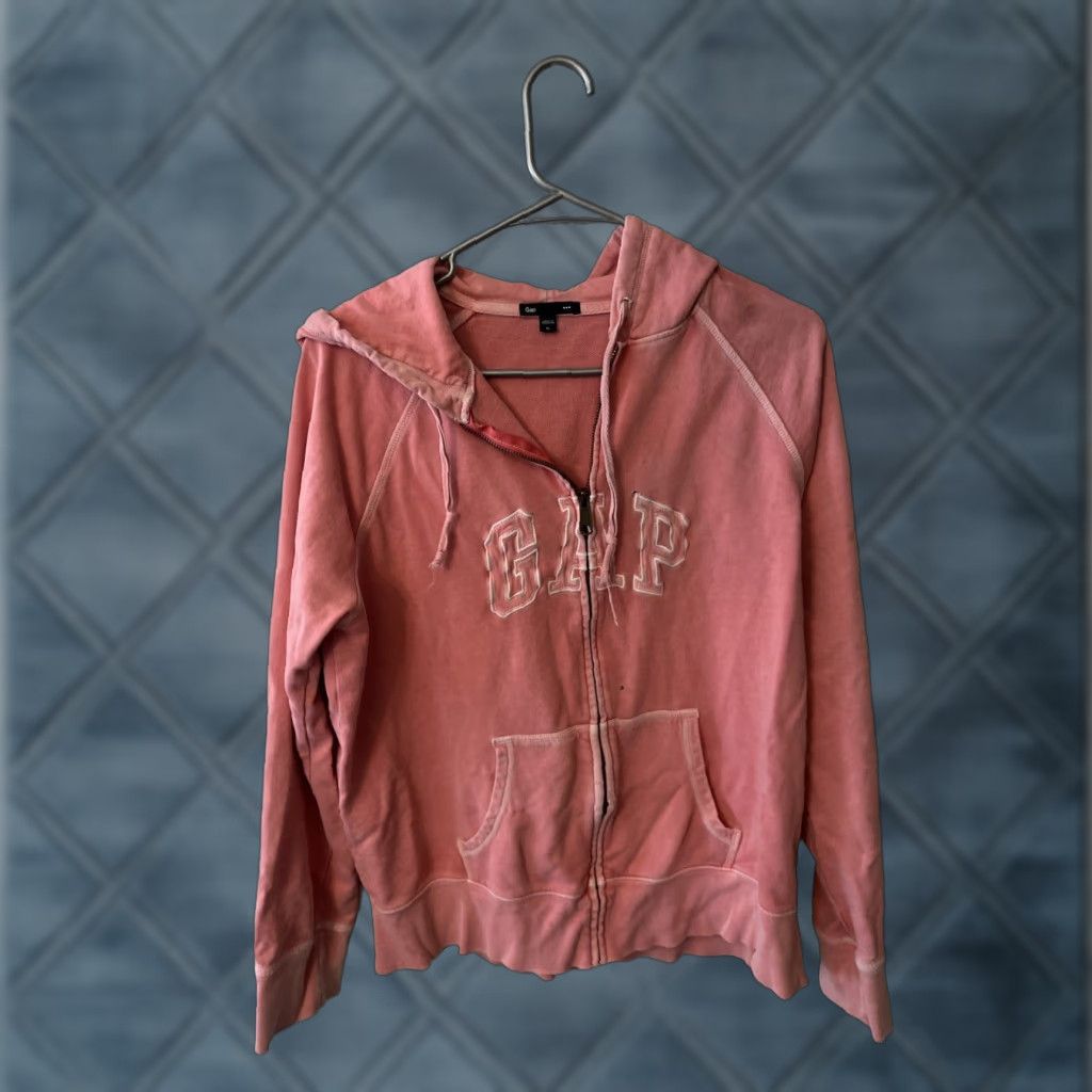 Gap **Gap Womens Hoodie XL Pink Full Zip Sweatshirt** User: Gap Womens Hoodie XL Pink Full Zip Sweatshirt Size XL / US 12-14 / IT 48-50 - 1 Thumbnail