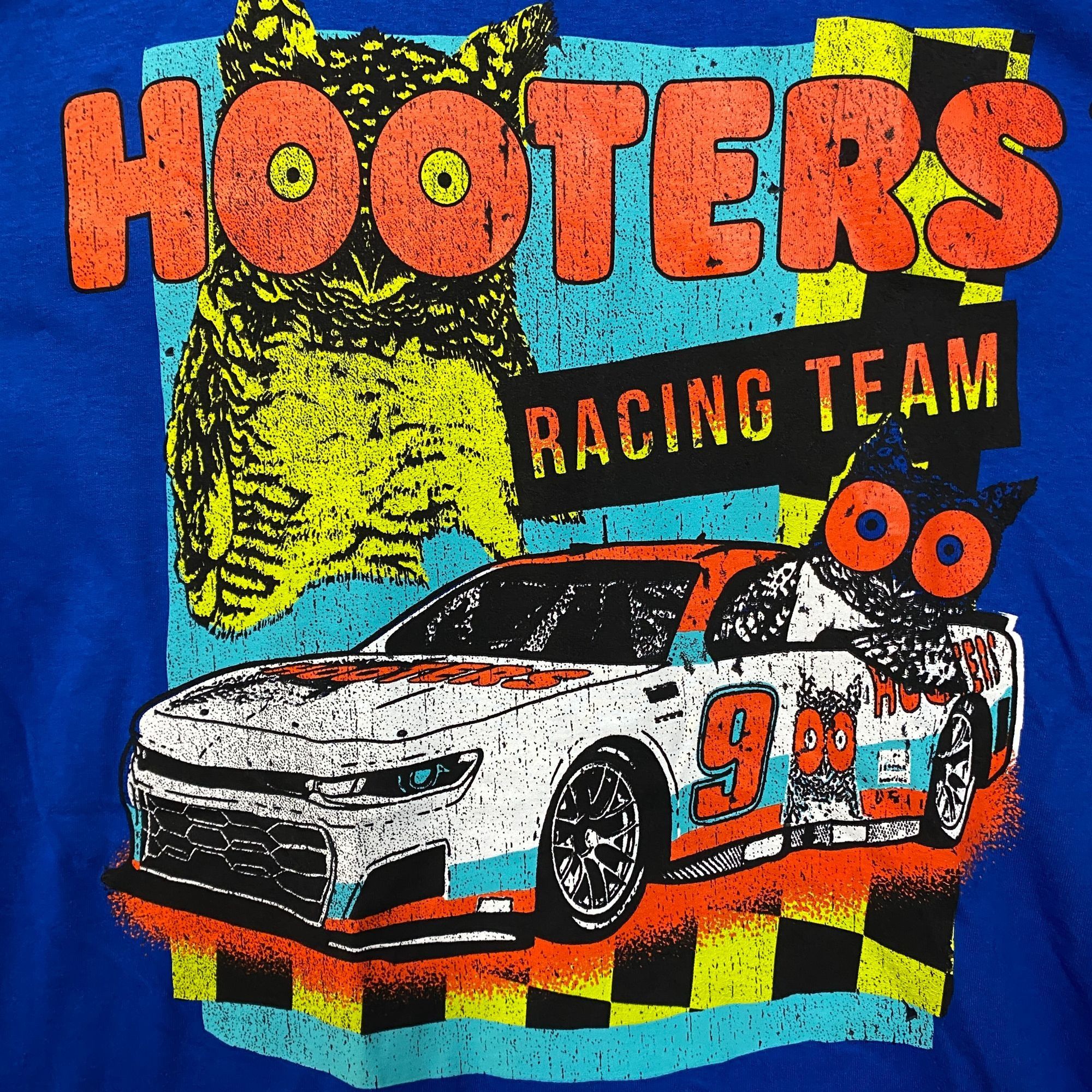 Other Hooters Racing Team Race Car Number 9 Graphic Design T-Shirt Size US L / EU 52-54 / 3 - 2 Thumbnail
