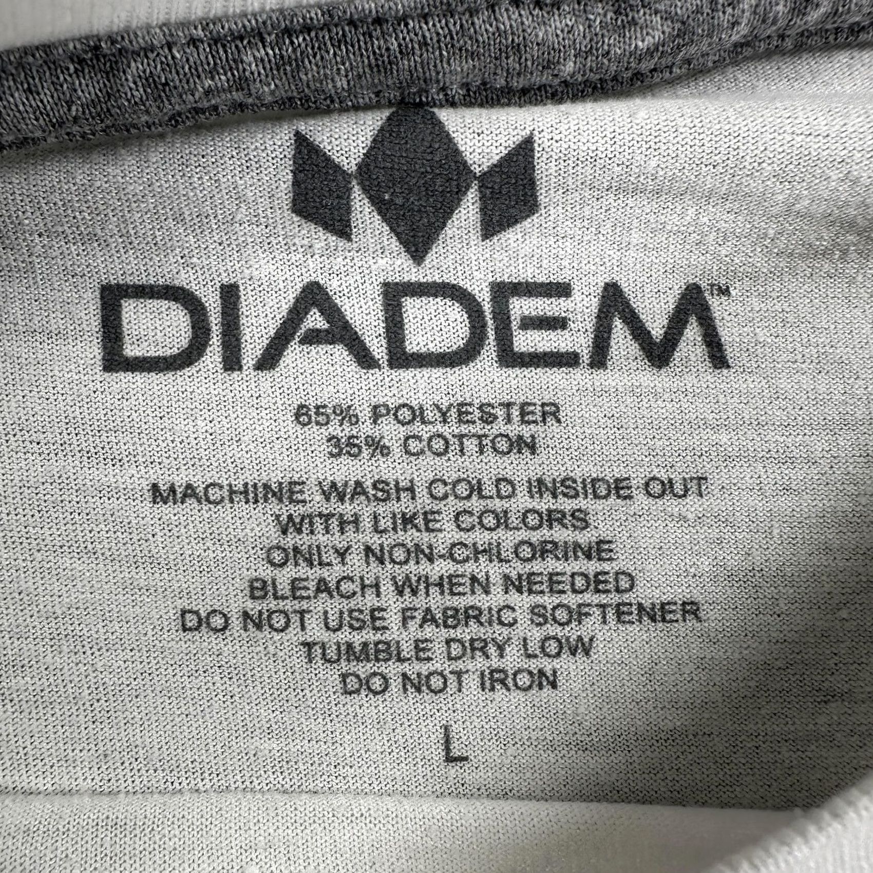 Vintage Diadem Shirt Mens Large White Performance Strings Graphic Tennis Tee Tagless Size US L / EU 52-54 / 3 - 3 Thumbnail
