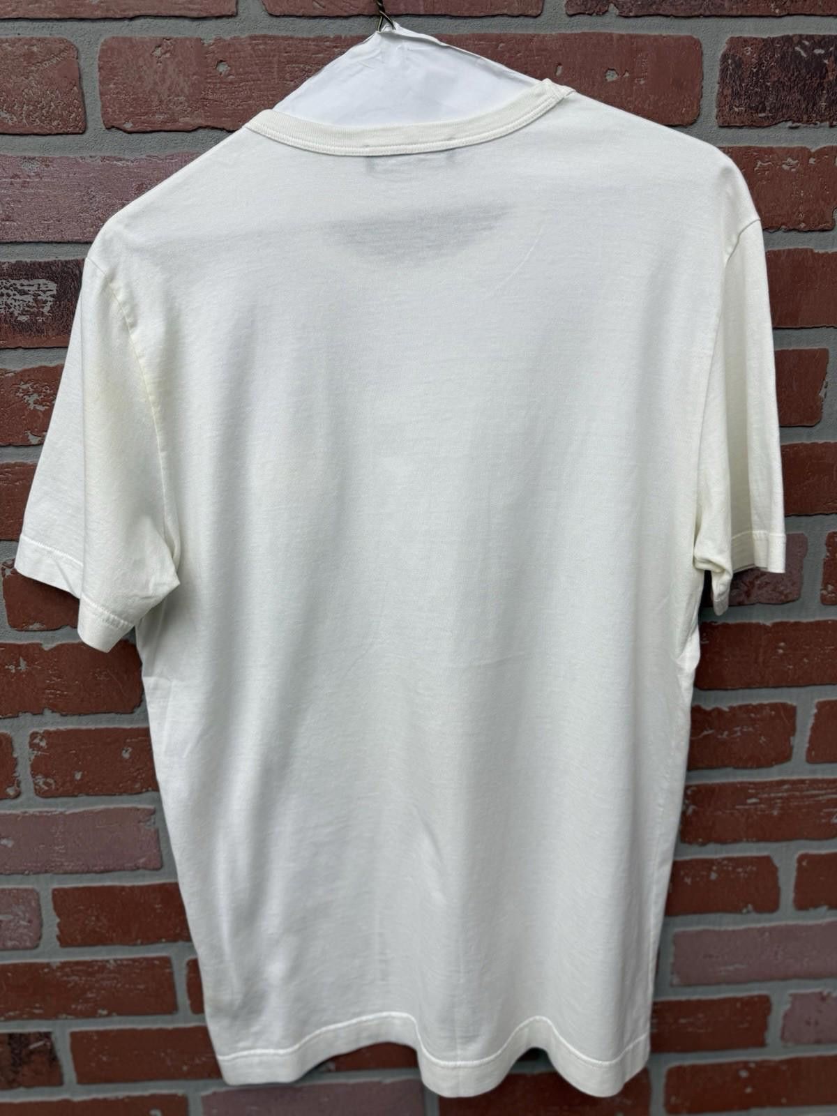 Dolce & Gabbana Dolce & Gabbana Plaque T-shirt D&G - White Size 50 Mens Size US M / EU 48-50 / 2 - 5 Thumbnail