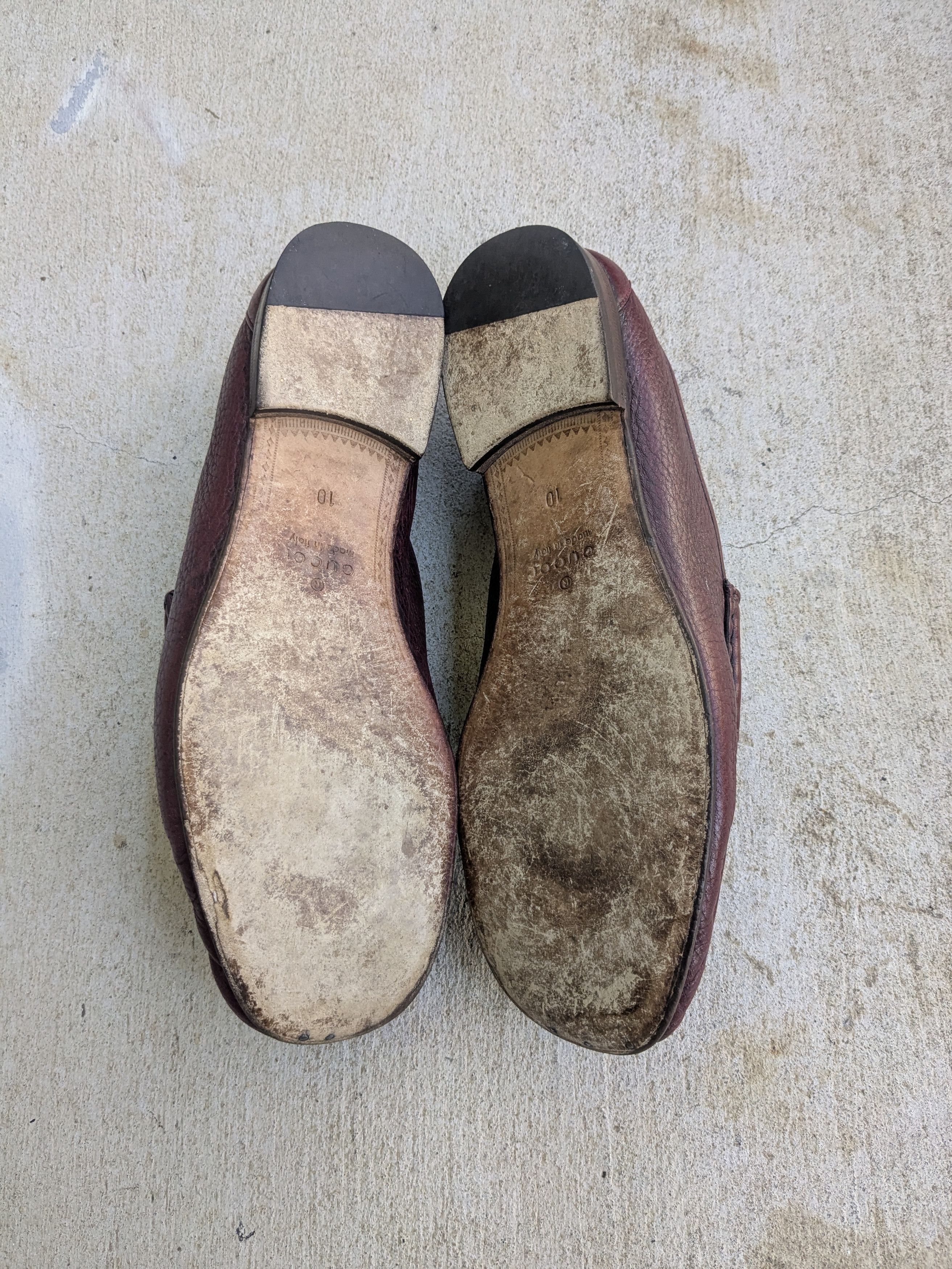 Gucci Gucci Horsebit Loafers Burgundy Leather 10.5 Snaffle Gold Size US 10.5 / EU 43-44 - 13 Thumbnail