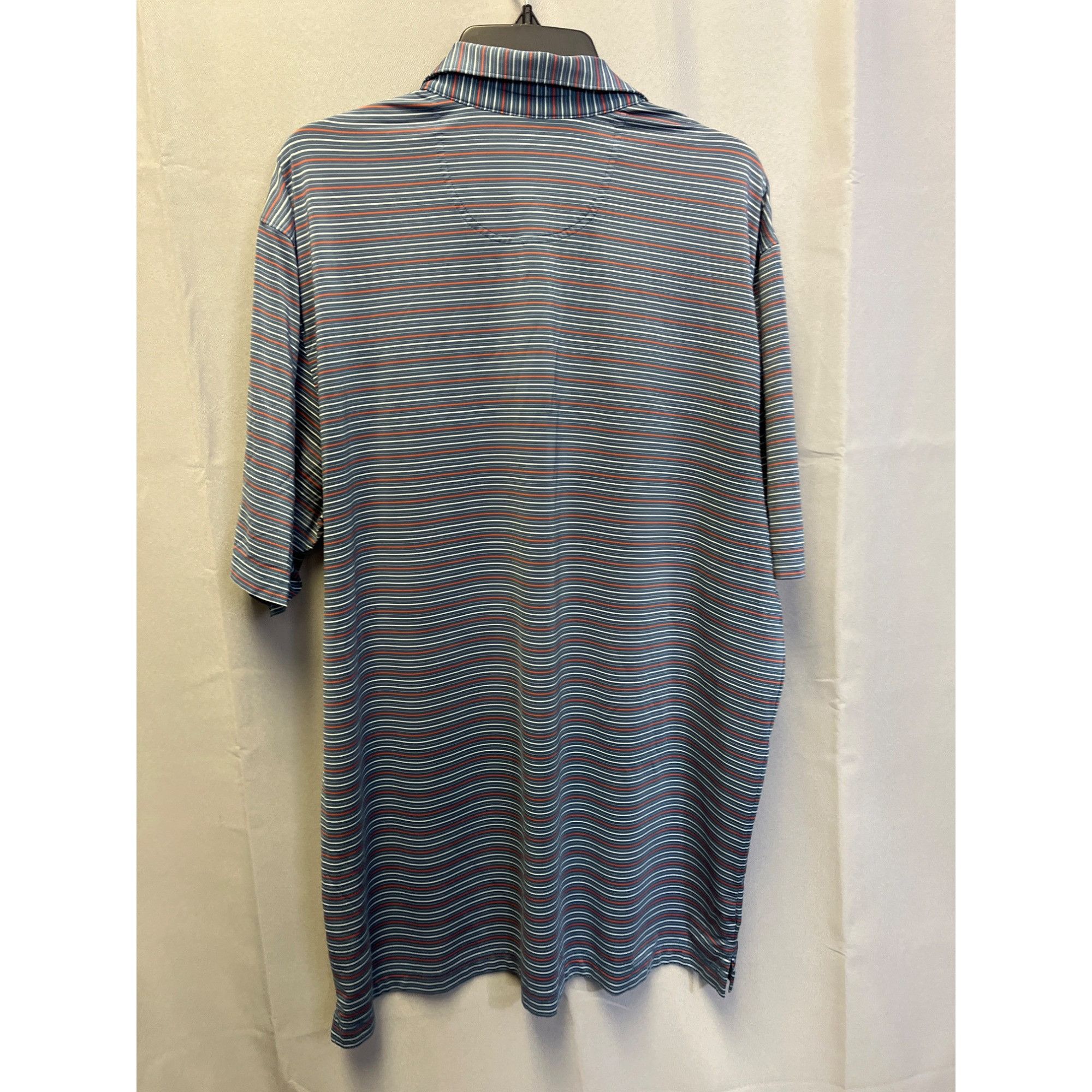 Greg Norman Greg Norman mens blue golfing polo Shirt size Xl SKU 7091 Size US XL / EU 56 / 4 - 2 Thumbnail