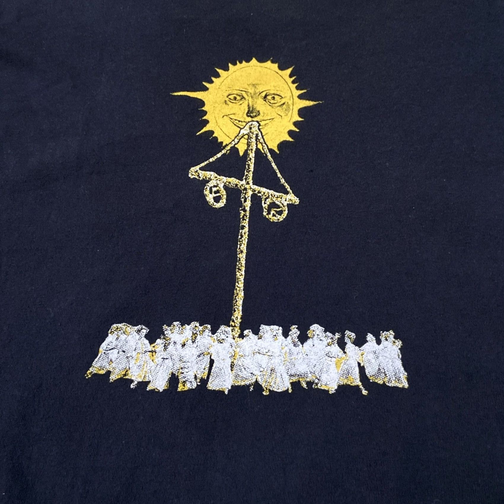 Gildan VINTAGE Gothic Horror Movie Shirt Unisex Short Sleeve XL Black 90s Midsommar Size US XL / EU 56 / 4 - 7 Thumbnail