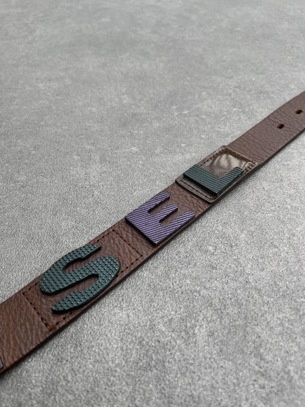 Diesel 🔥Rare Vintage 2000’s DIESEL Big logo Leather Belt Size ONE SIZE - 13 Thumbnail