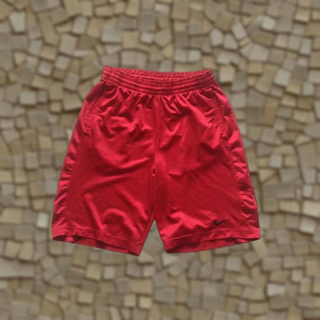 Nike VINTAGE NIKE SWOOSH VTG Y2K RED ACTIVE BLANK ESSENTIAL CORE BASKETBALL 10" SHORTS SZ S MEN 28" WAIST 20" LENGTH 10" INSEAM Size US 29 - 1 Thumbnail