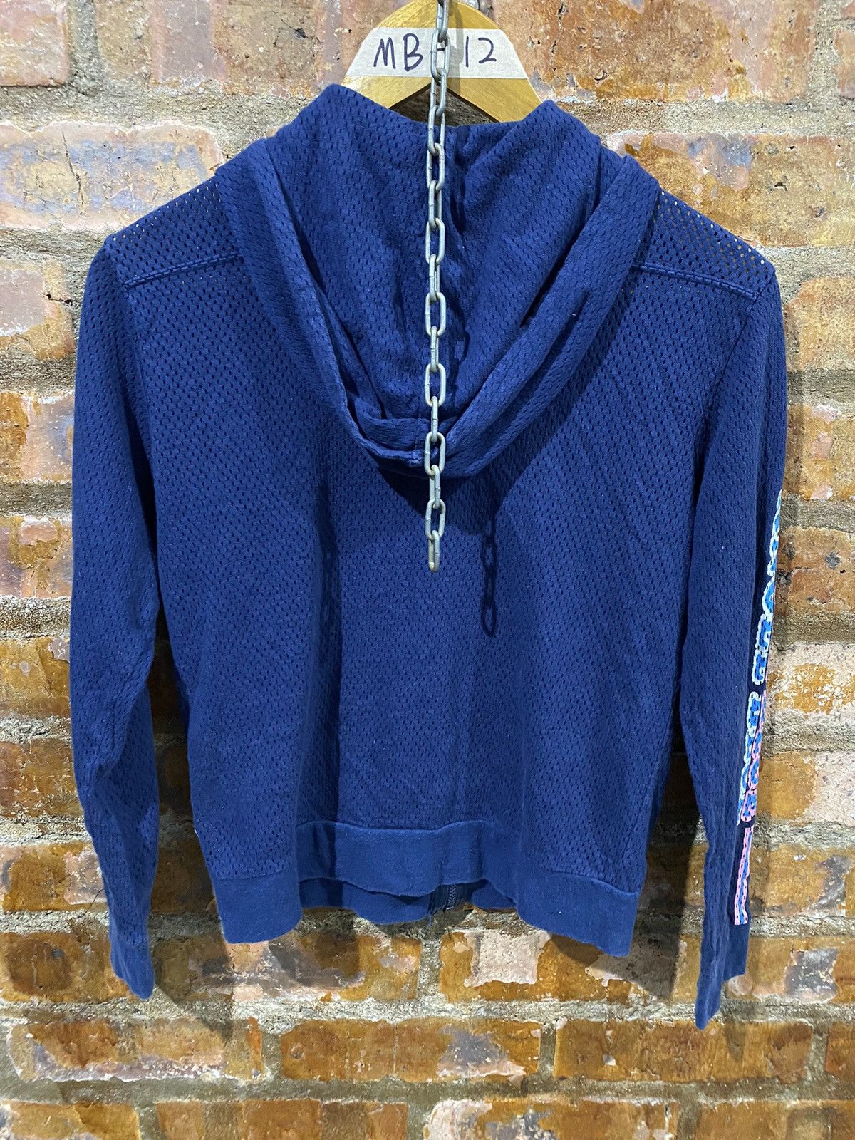 Angel Blue 1990s Angle Blue Mesh Pop Hoodie Size S / US 4 / IT 40 - 8 Thumbnail
