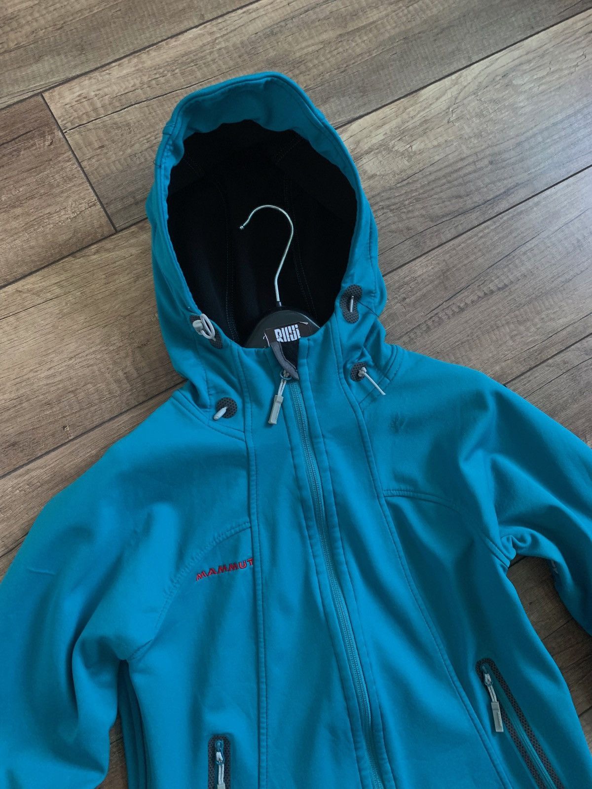 Mammut Mammut Womens Blue Windstopper Soft Shell Hooded Jacket Size M / US 6-8 / IT 42-44 - 3 Thumbnail