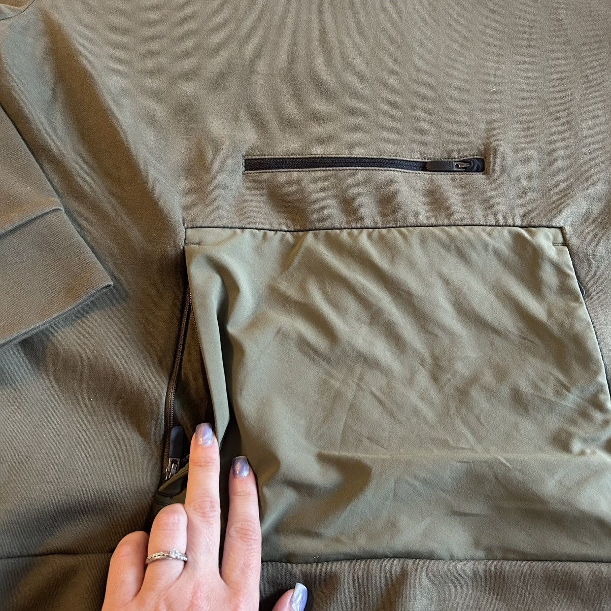 Other Backcountry green pullover hoodie vented zippered pockets L Size US L / EU 52-54 / 3 - 3 Thumbnail