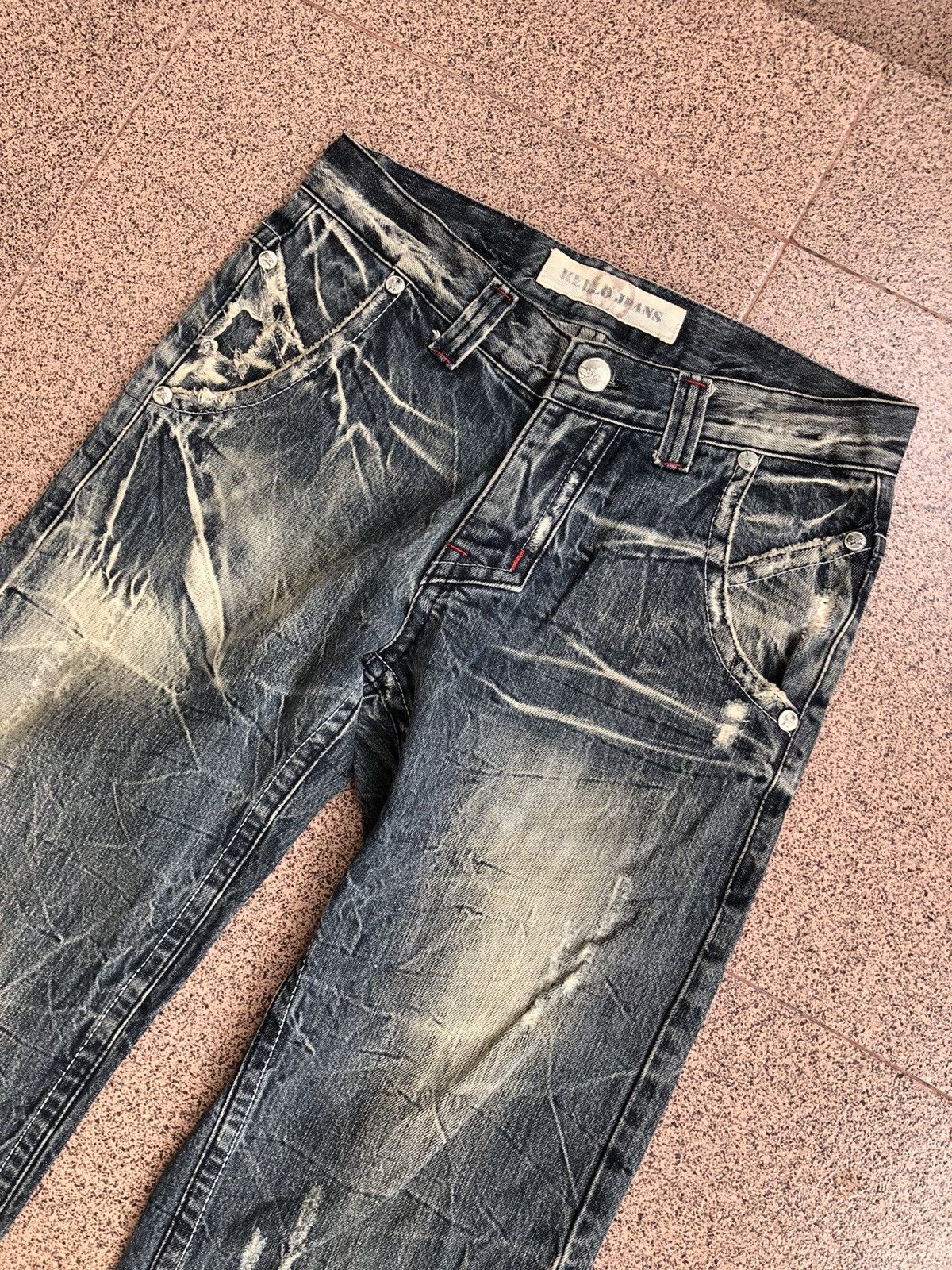 Japanese Brand Kello distressed fading jeans lgb if six was nine style Size US 32 / EU 48 - 4 Thumbnail