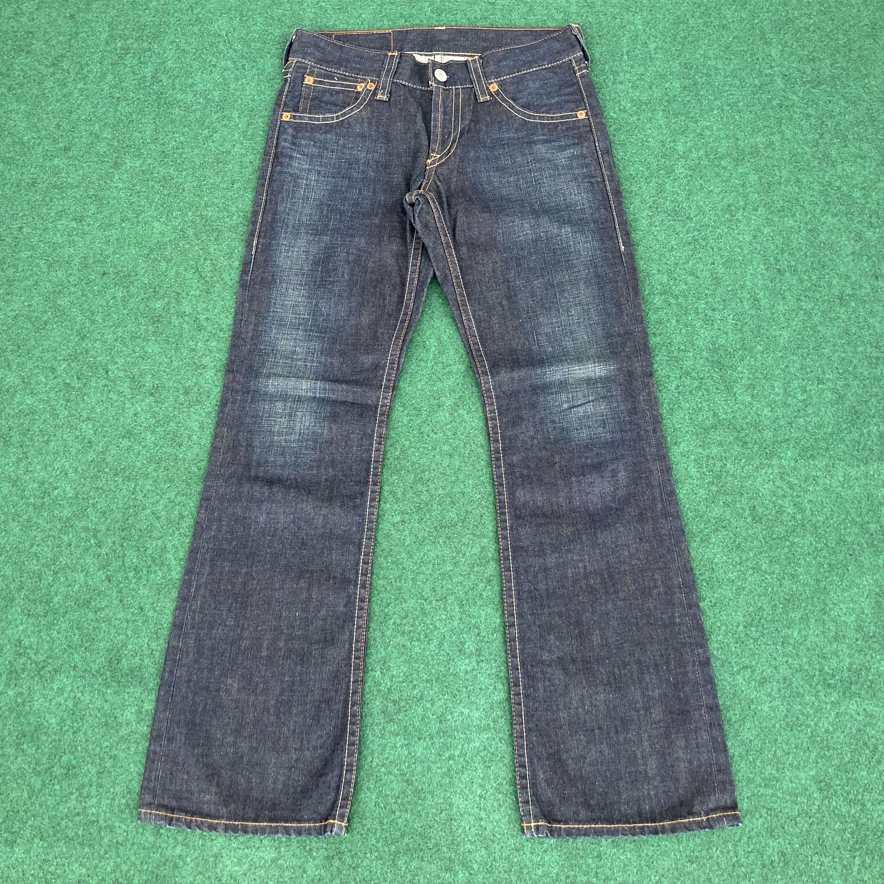 Levi's × Vintage Vtg Levis 507 Super Flare Denim Bootcut Punk 32 Grunge Jeans Size US 32 / EU 48 - 1 Thumbnail