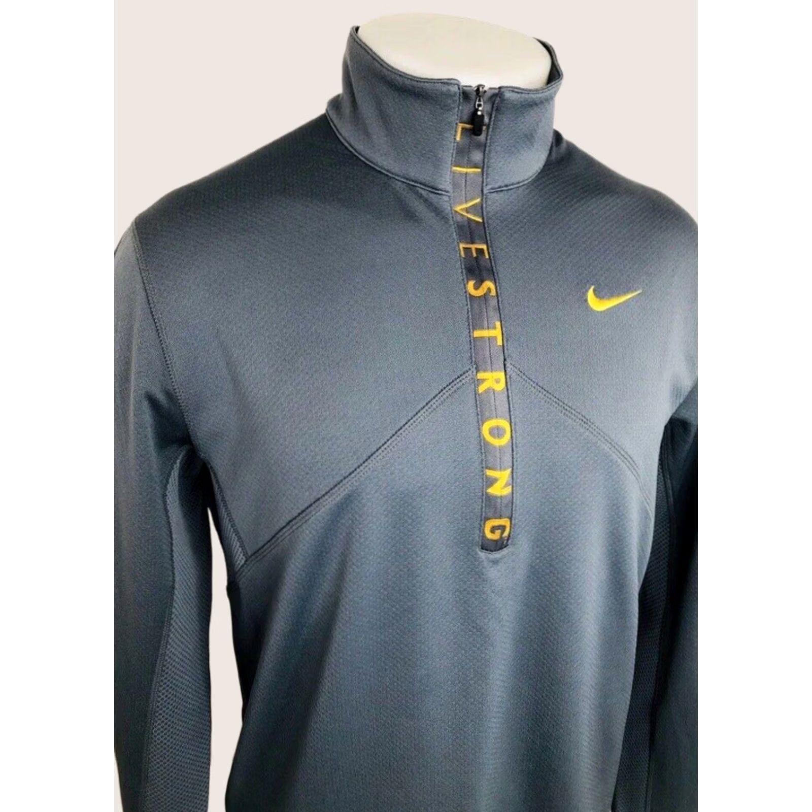 Nike LIVE STRONG / NIKE - Dry Fit Mens M Embroidered Pullover Sweater Jacket - EXC Size US M / EU 48-50 / 2 - 1 Thumbnail