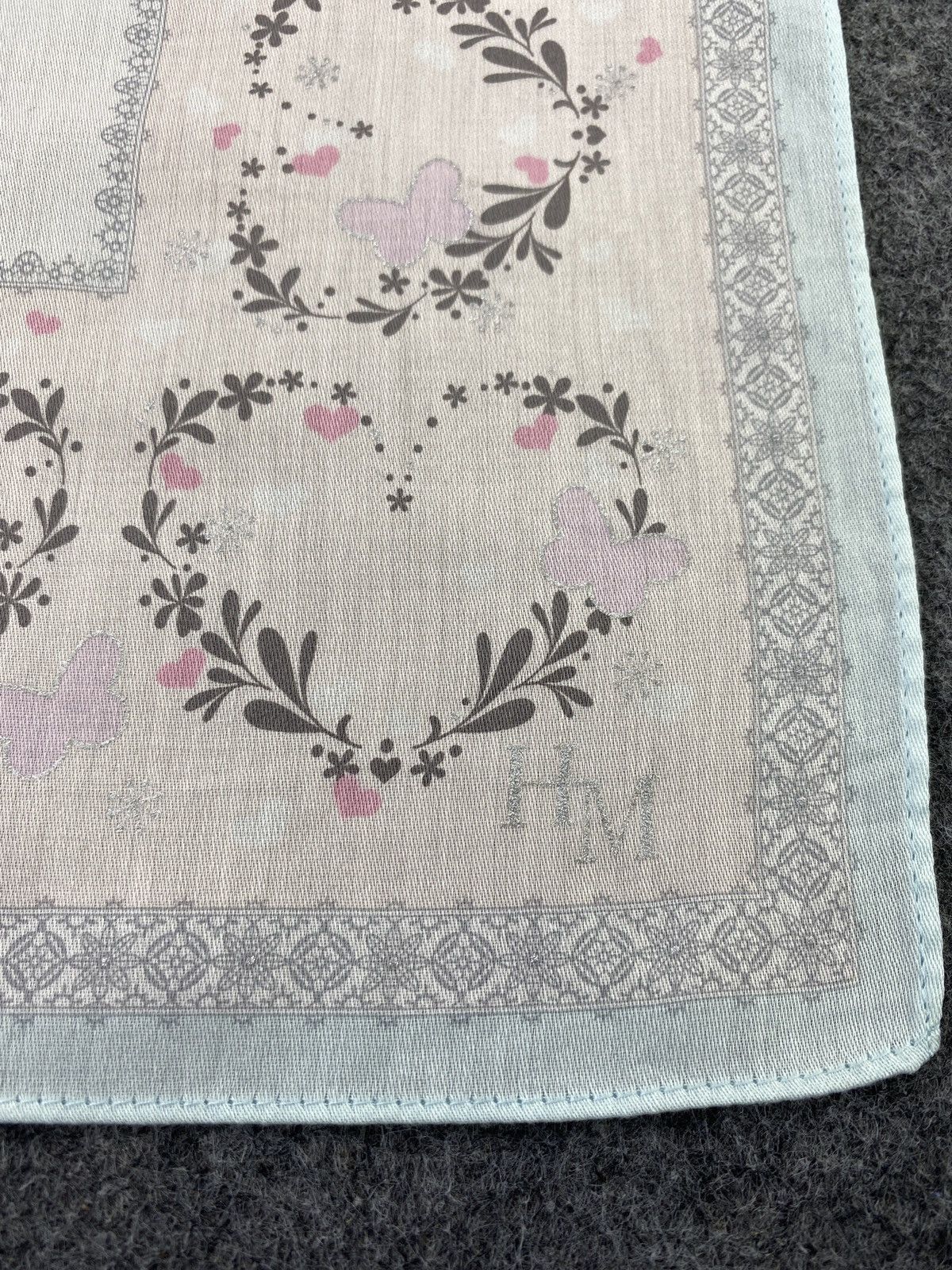 Hanae Mori × Vintage Hanae Mori Handkerchief / Bandana / Neckerchief-B298 Size ONE SIZE - 5 Thumbnail