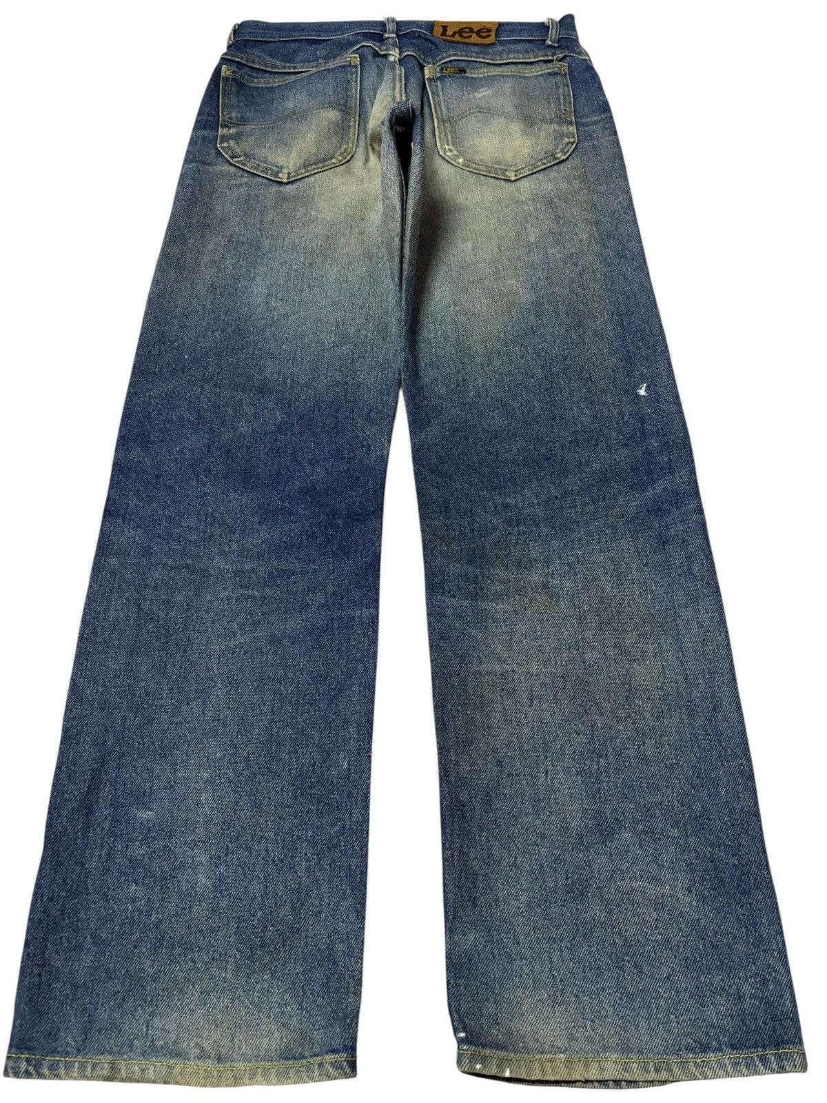 Lee Vtg Lee Japan Mud Washed Distressed Jeans Size US 30 / EU 46 - 2 Thumbnail