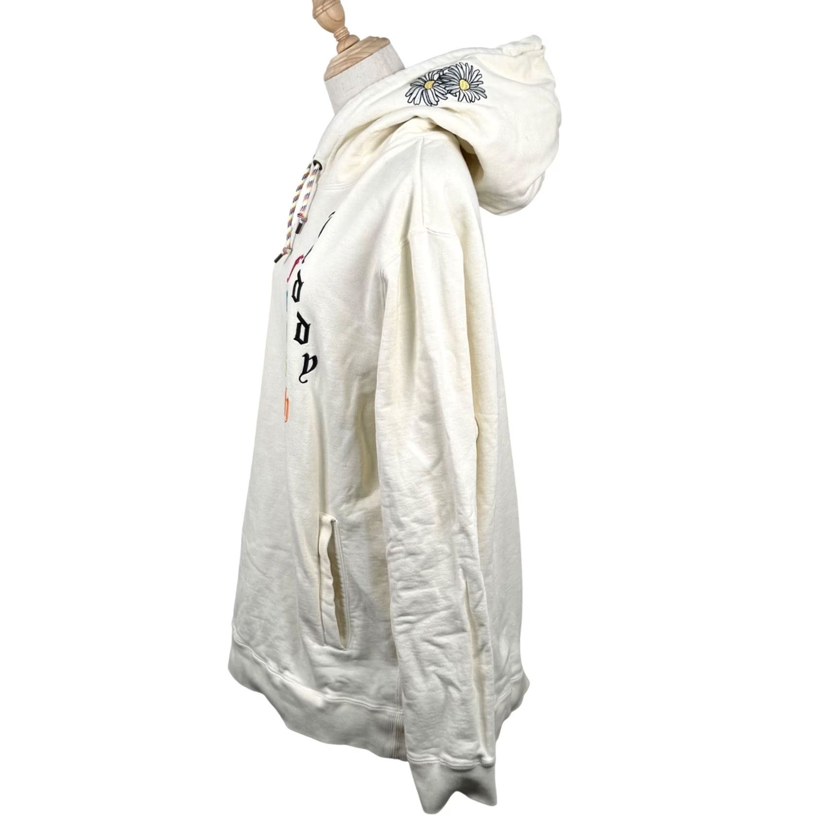 Teddy Fresh Teddy Fresh XL Hoodie Unisex Embroidered Bear Skull Daisies Graphic Print Streetwear Oversized Size US XL / EU 56 / 4 - 2 Thumbnail