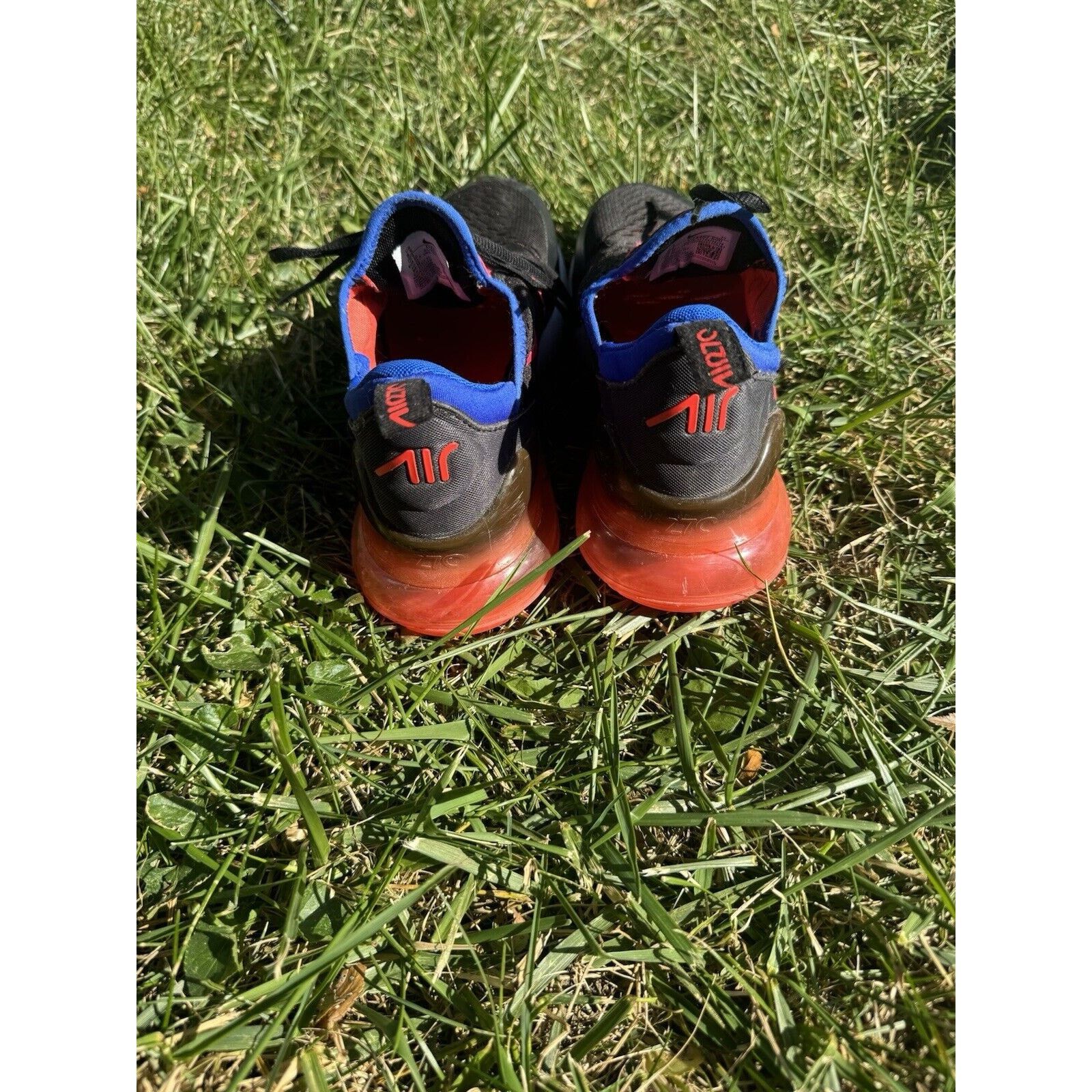 Nike Size 8.5 - Nike Air Max 270 Black Bright Crimson W Size US 8.5 / IT 38.5 - 6 Thumbnail