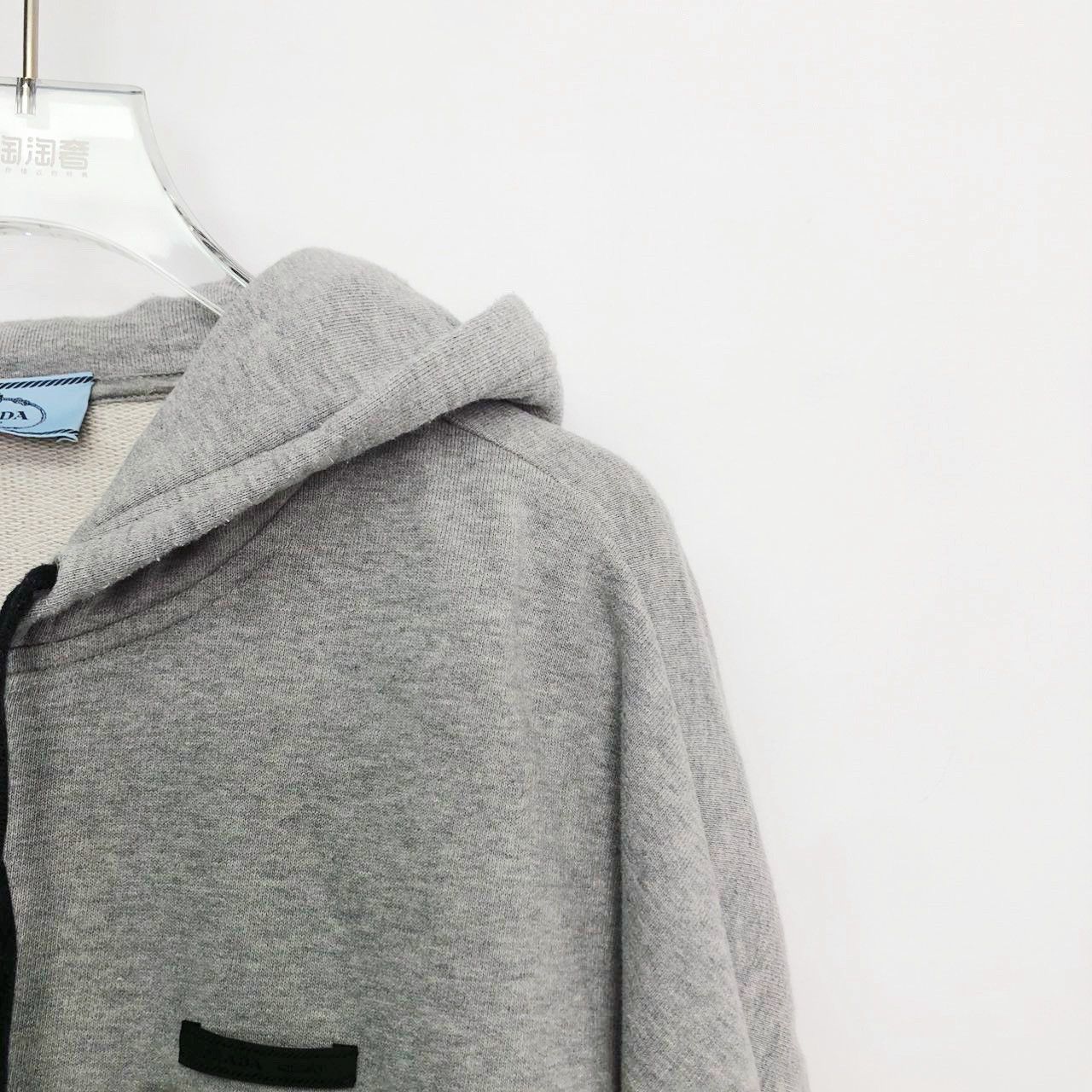 Prada Prada FW25 Cashmere Blend Zip Hooded Jacket K26WX Size US L / EU 52-54 / 3 - 3 Thumbnail