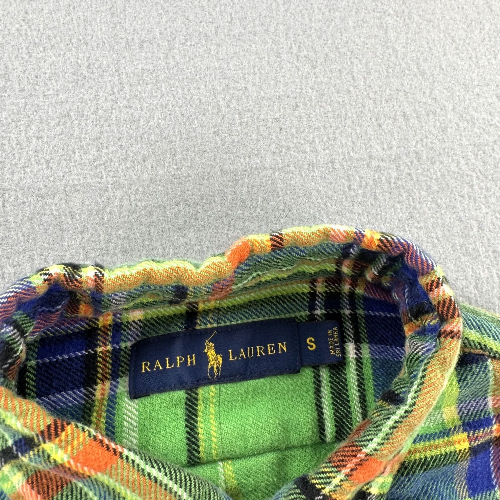 Ralph Lauren VINTAGE Ralph Lauren Shirt Mens S Plaid Flannel Button Down Long Sleeve Classic Fit Size US S / EU 44-46 / 1 - 2 Thumbnail