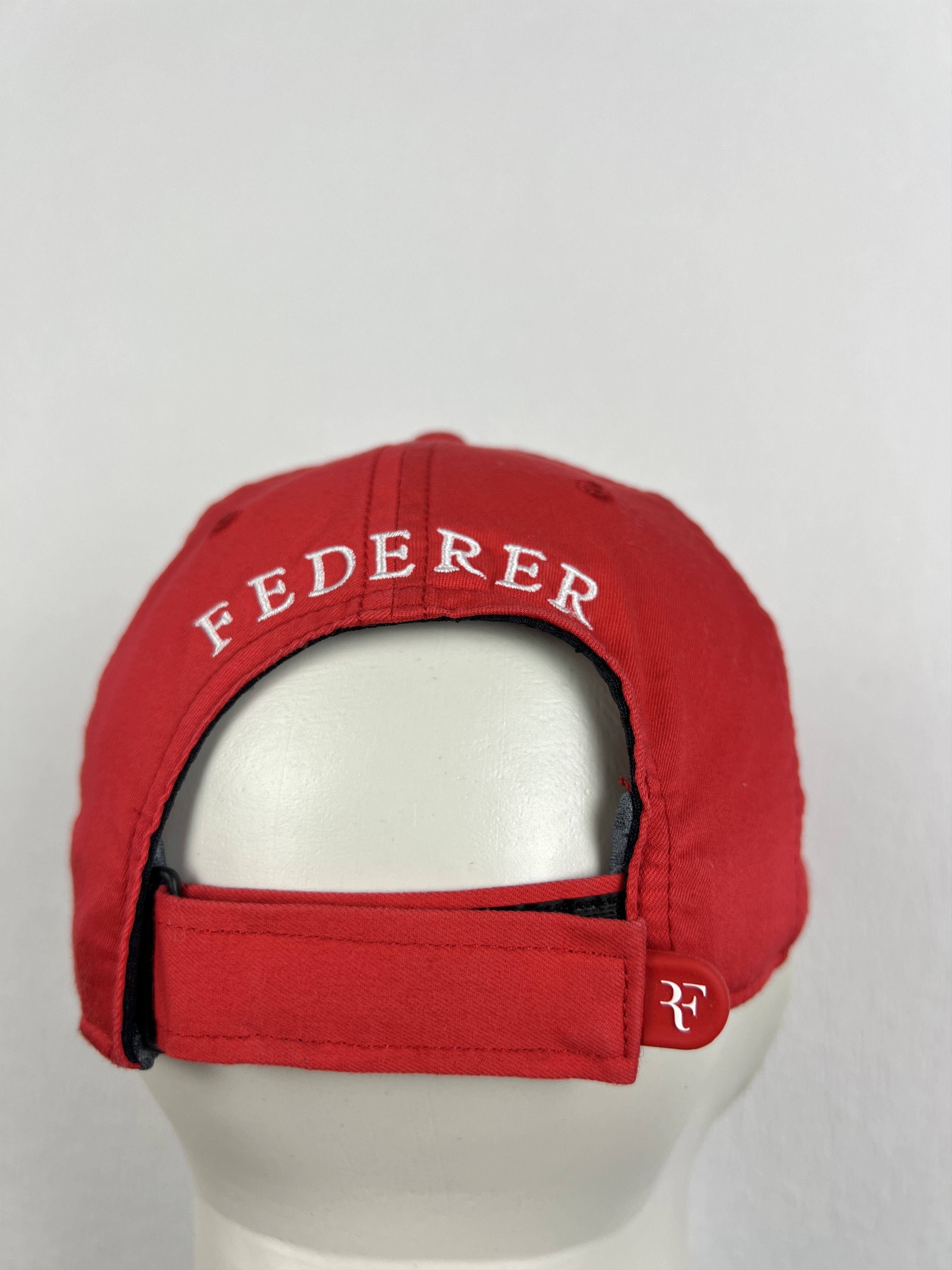 Nike RF Roger Federer Nike Dri-FIT Tennis Cap Red Snapback Hat Size ONE SIZE - 6 Thumbnail