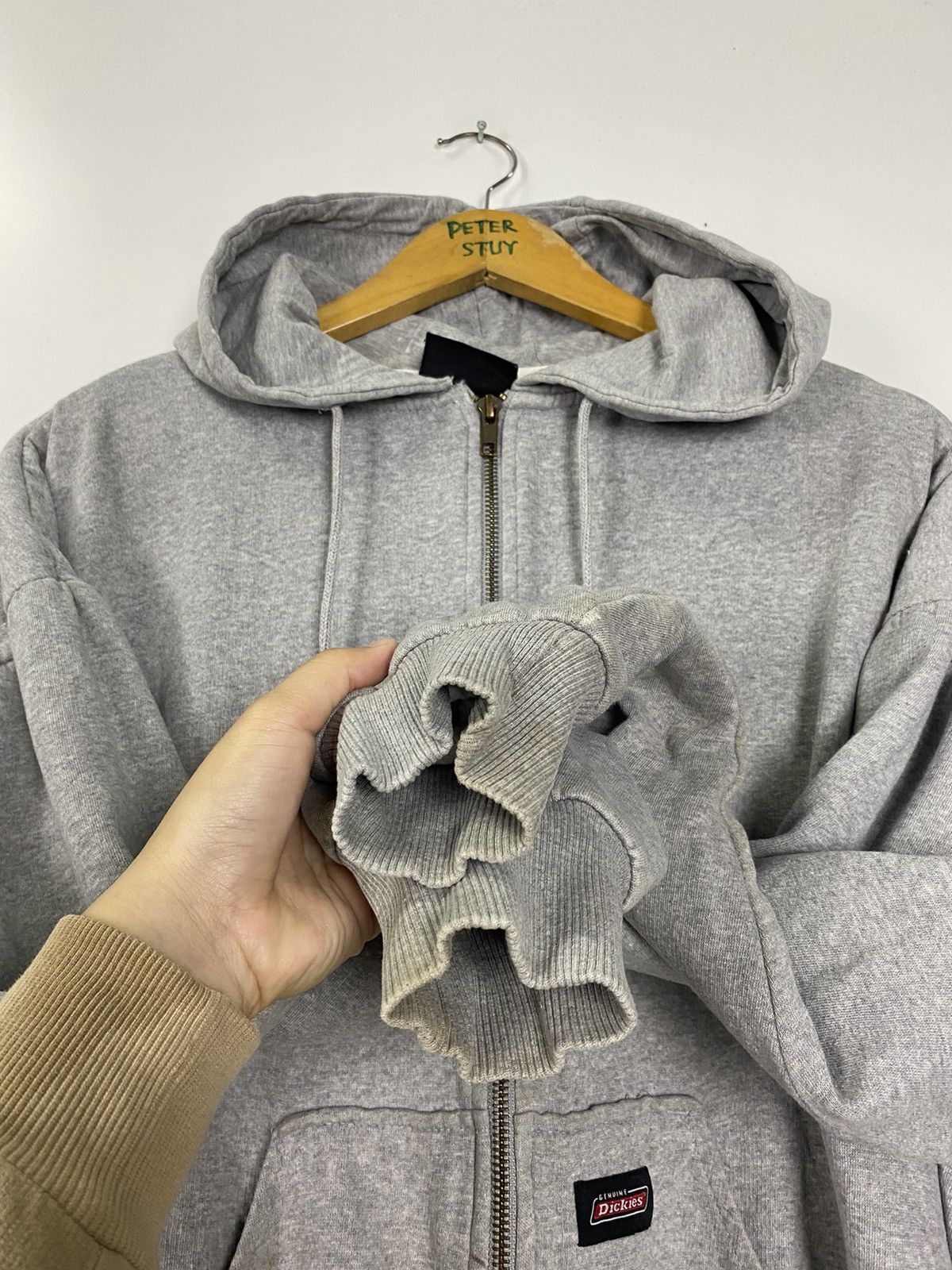 Dickies × Vintage Vintage Dickies Zip up Hoodies Size US XL / EU 56 / 4 - 9 Thumbnail