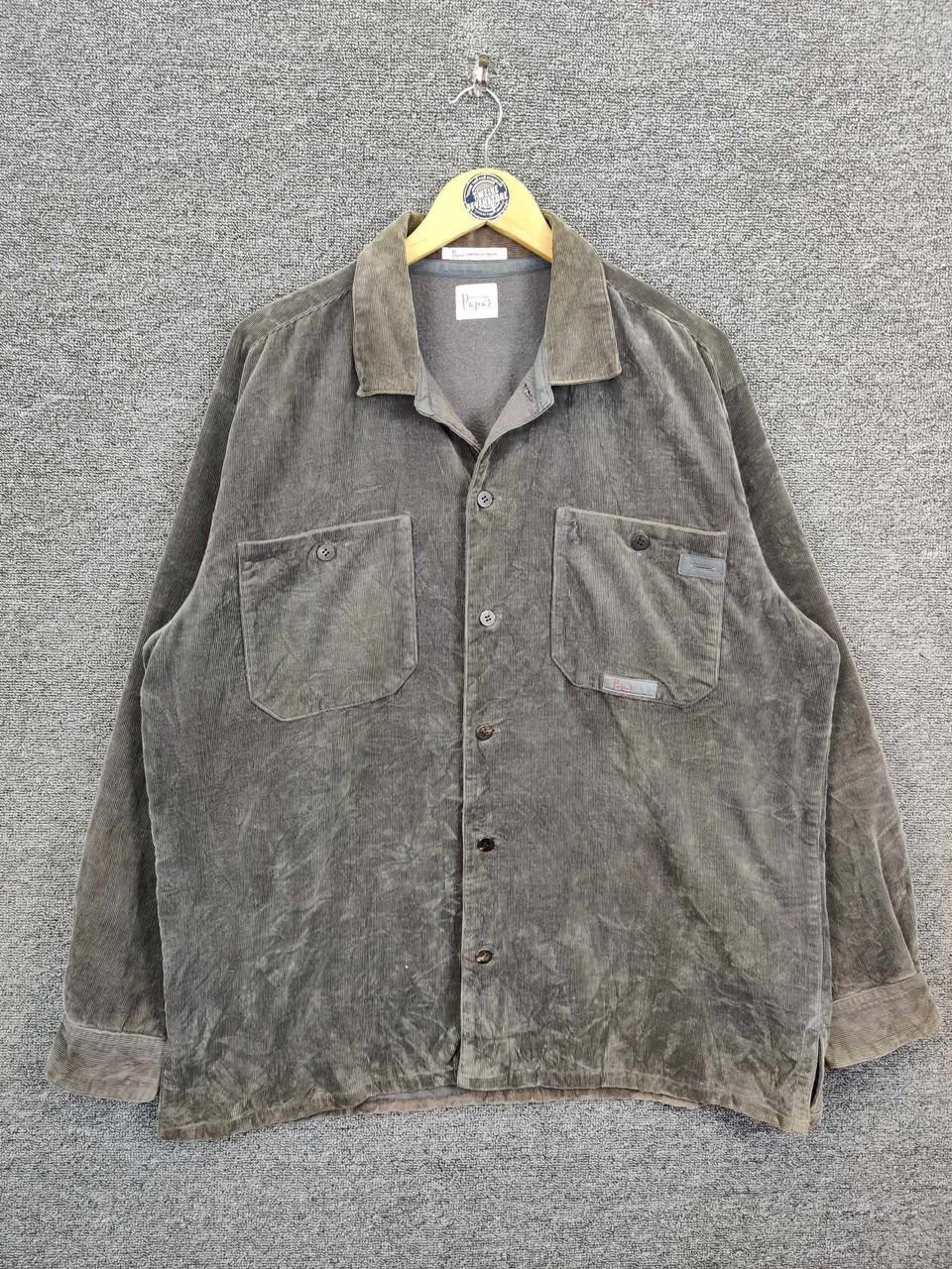 Vintage Vintage Papas Corduroy Button Shirt Jacket Size US L / EU 52-54 / 3 - 1 Thumbnail