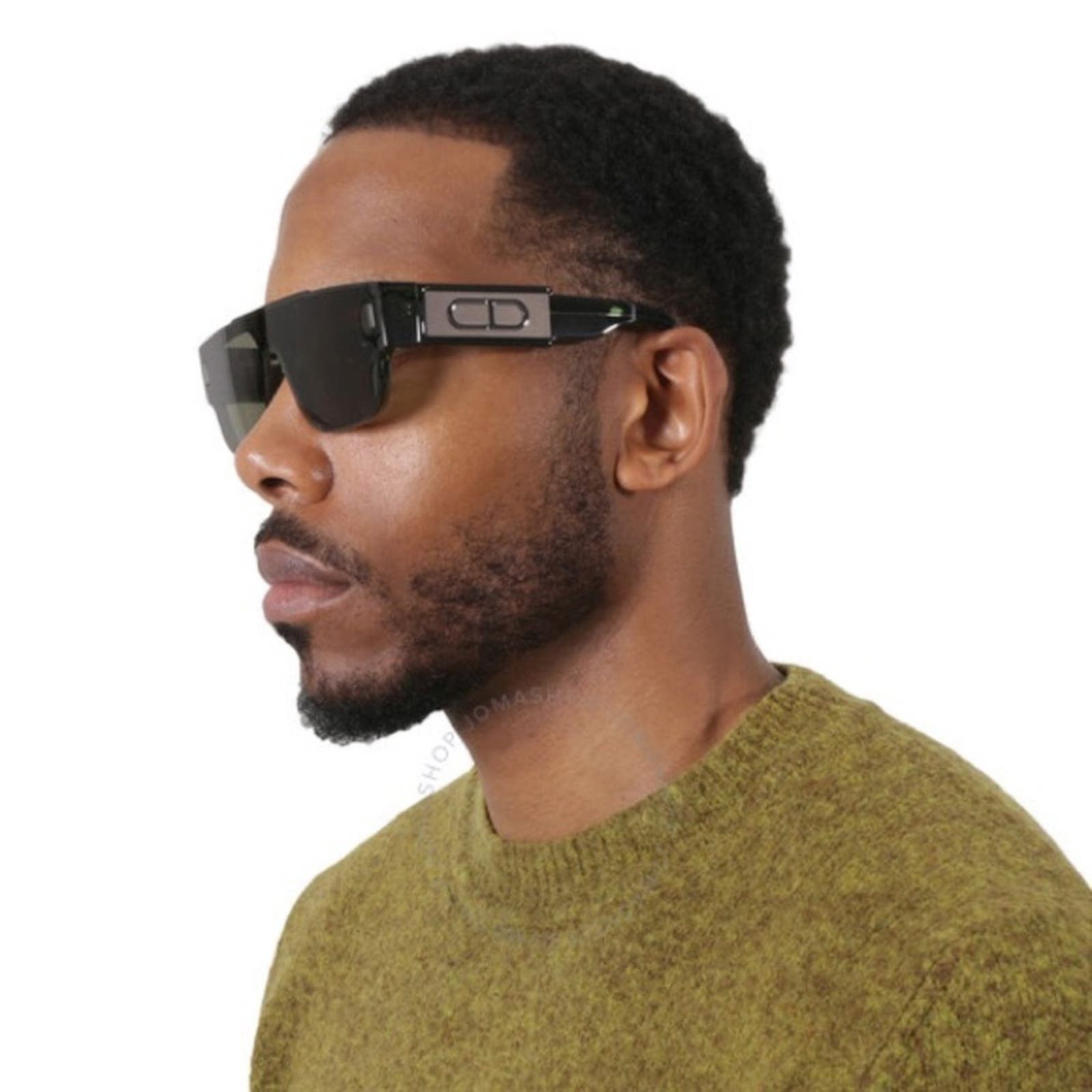 image of New Dior Cd M1I 55C0 Translucent Green/green Men Sunglasses