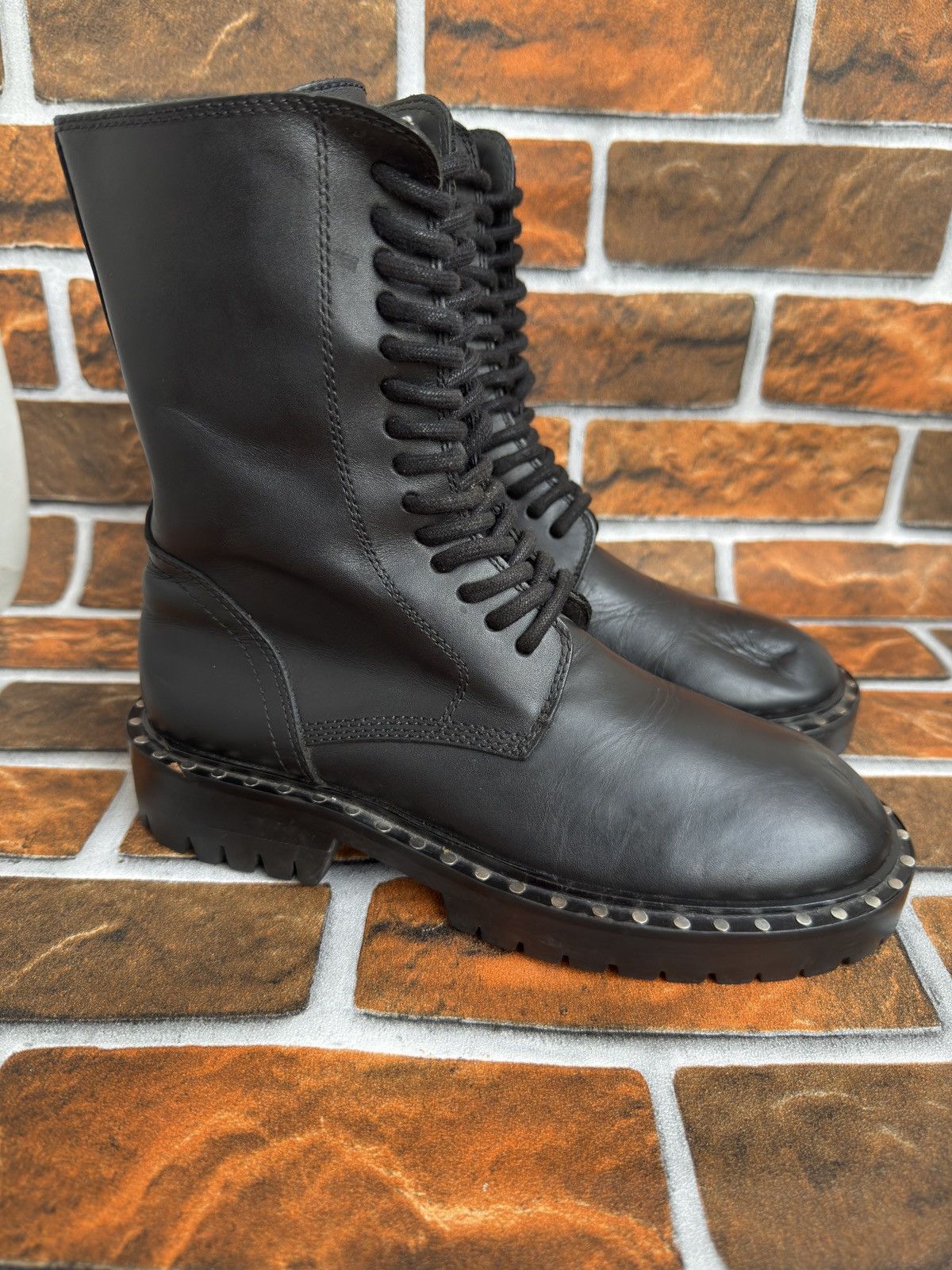 Ann Demeulemeester 😮‍💨♣️stud-detail boots Size US 6 / IT 36 - 1 Thumbnail