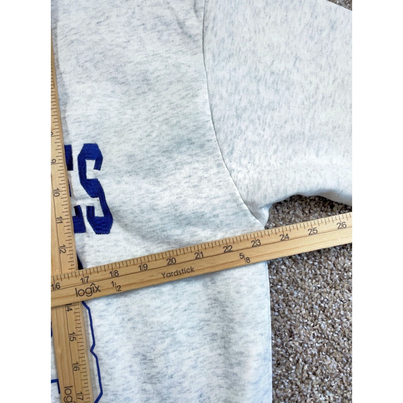 Etro Retro Sweatshirt 1/4 Zip Los Angeles California Women's Medium Gray Embroidered Size M / US 6-8 / IT 42-44 - 6 Thumbnail