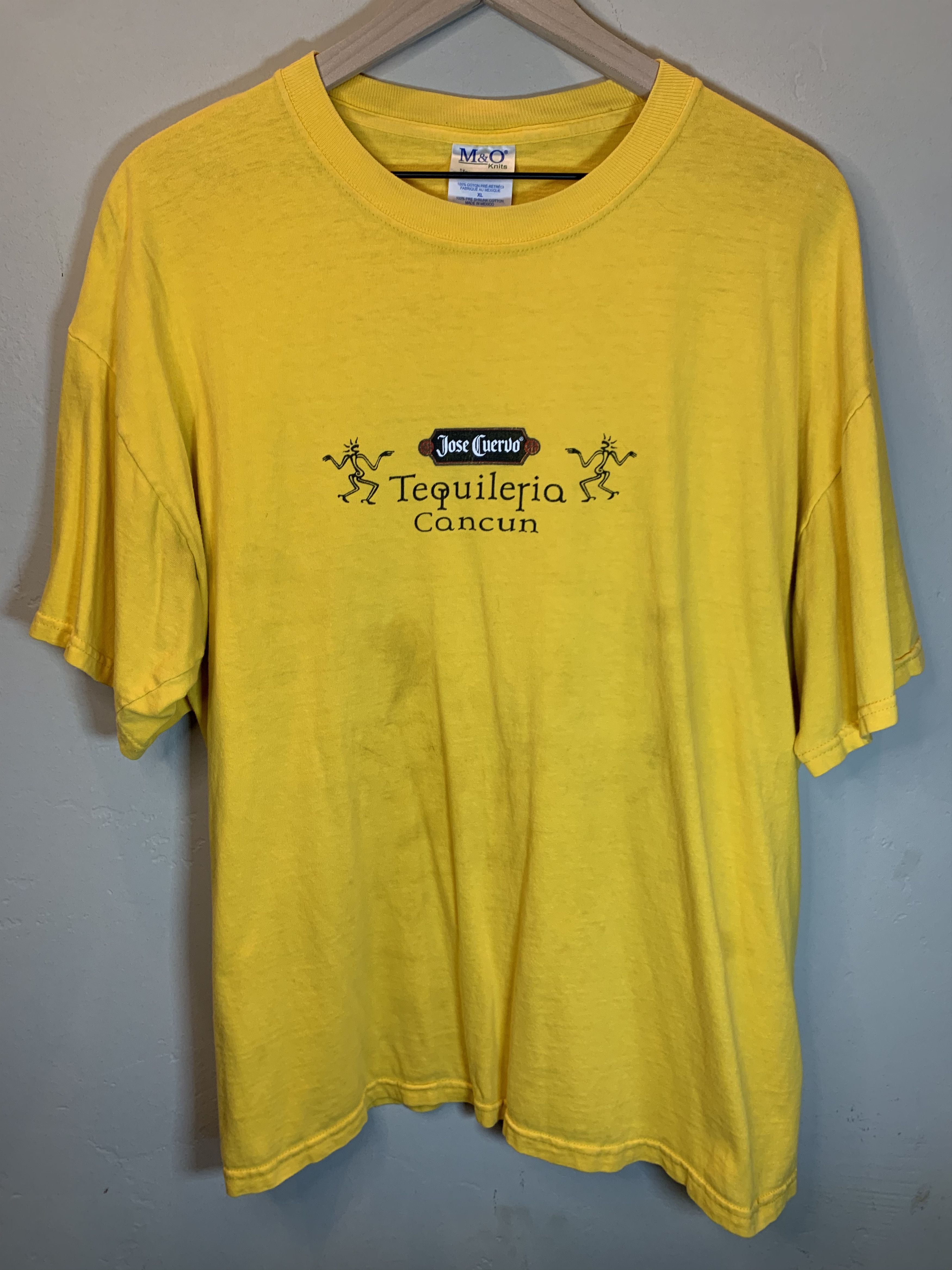 Vintage RARE Vintage 90’s Jose Cuervo Tequila Boogieman Cancun Shirt Size US XL / EU 56 / 4 - 1 Thumbnail