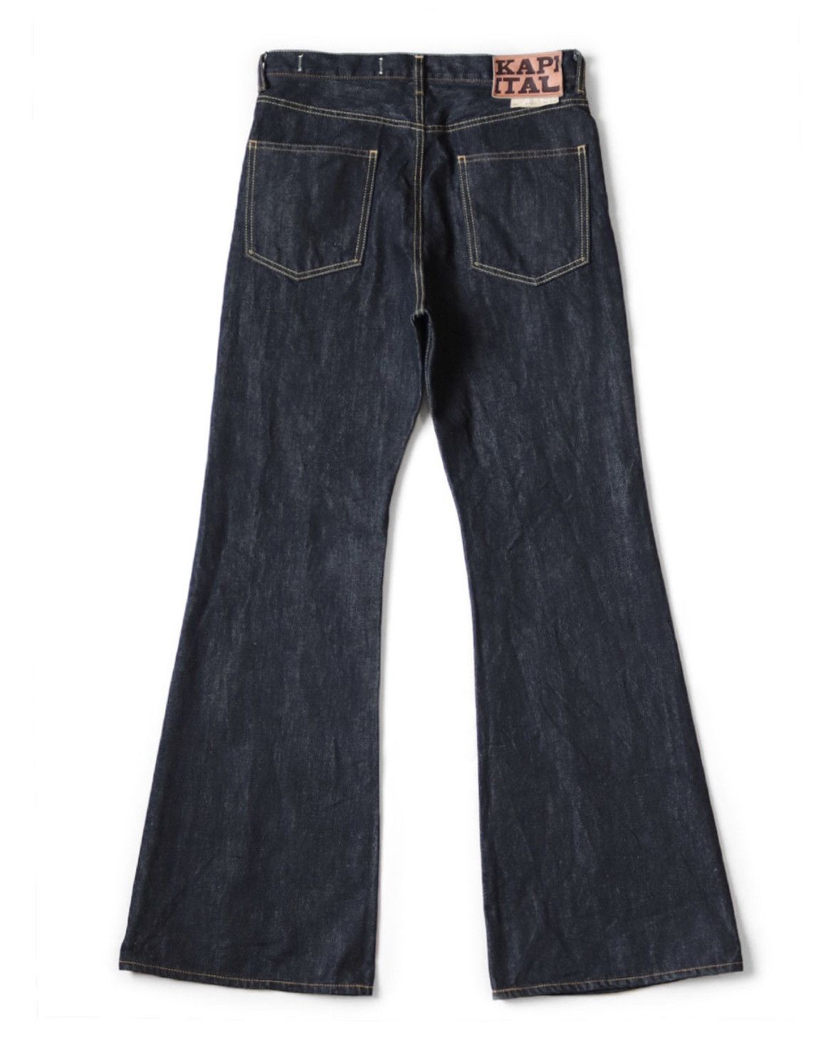 Kapital Kapital 14oz denim 5p OKABELLBO flare 32inch | Grailed
