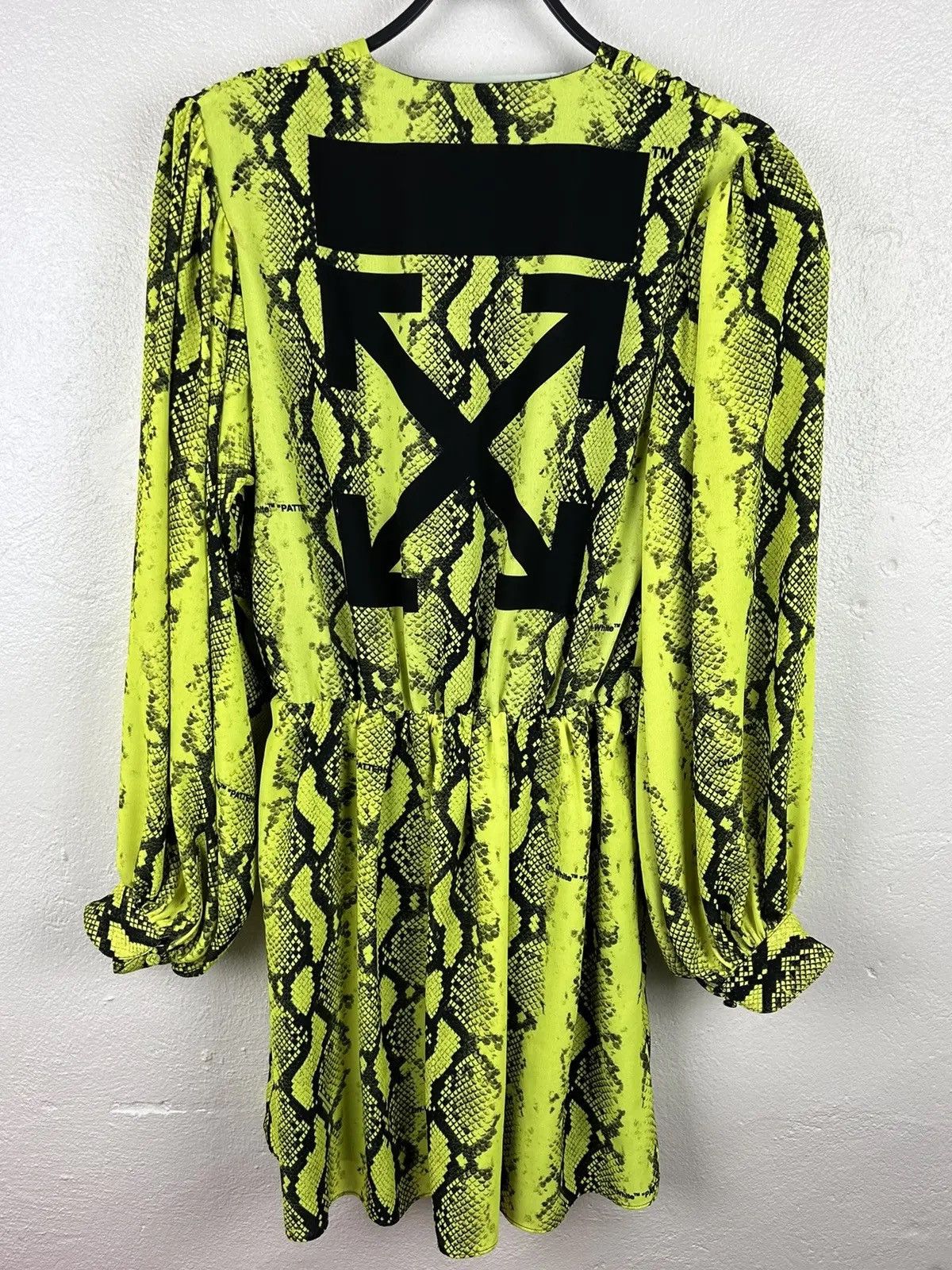 green emerald velvet dress Lime Snake Print Roll Neck Mini Dress