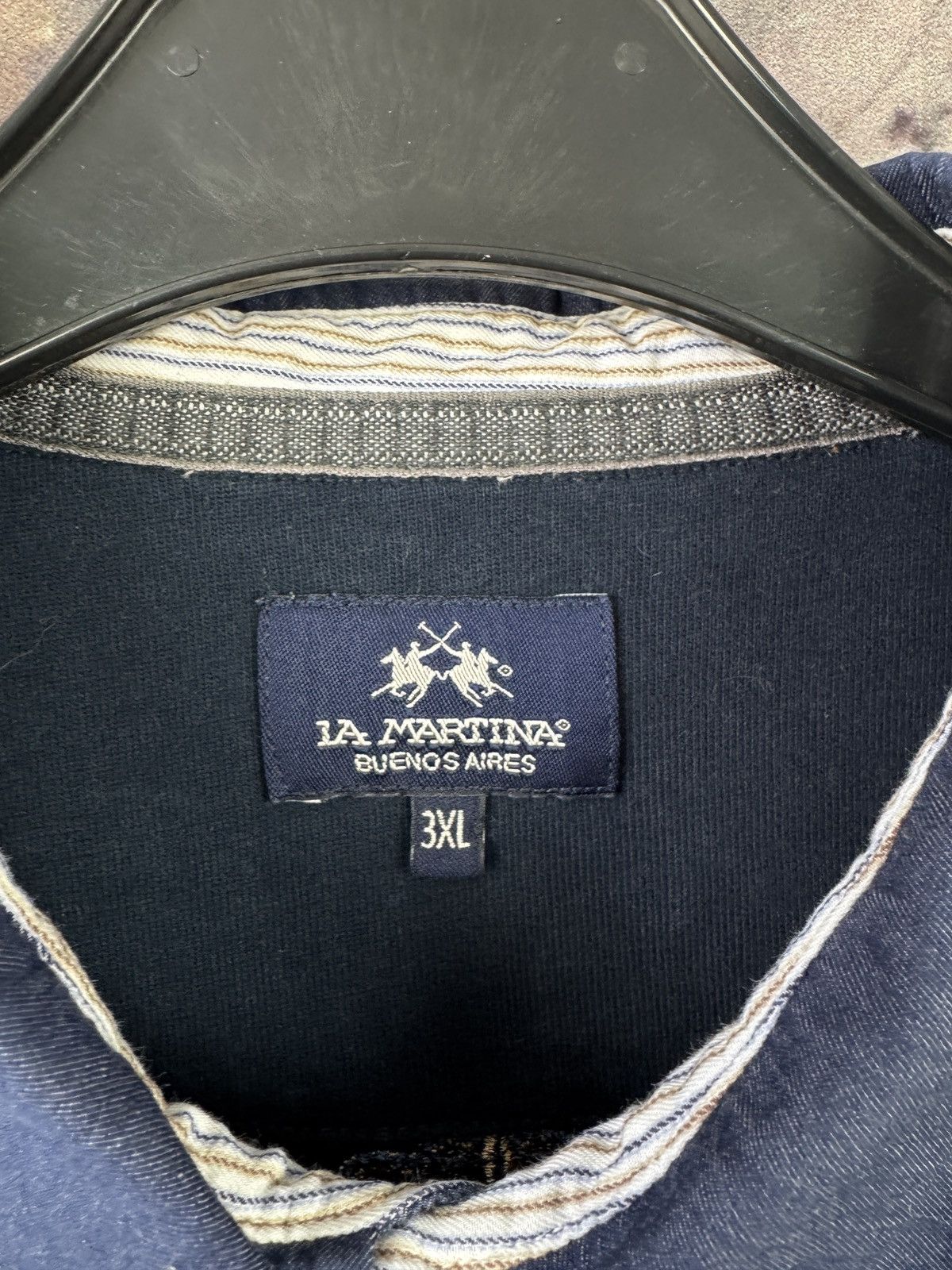 La Martina Men’s La Martina Regby Long Sleeve Shirt Size XXL Size US XXL / EU 58 / 5 - 6 Thumbnail