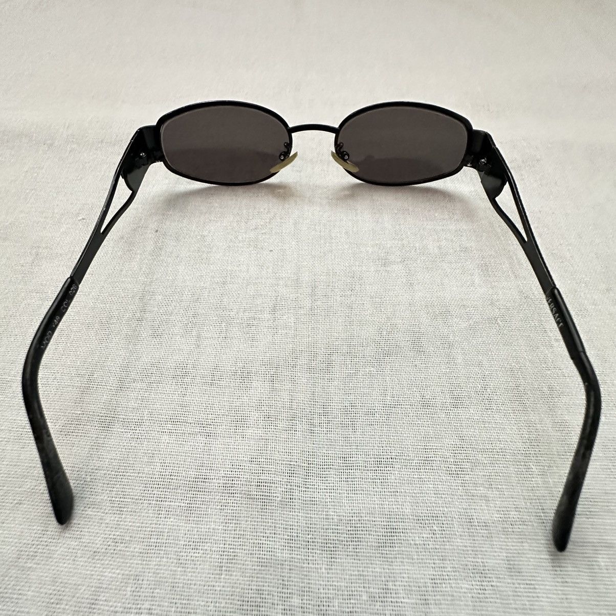 Versace Vintage Gianni Versace Medusa Black Metal Sunglasses X48 Size ONE SIZE - 6 Thumbnail